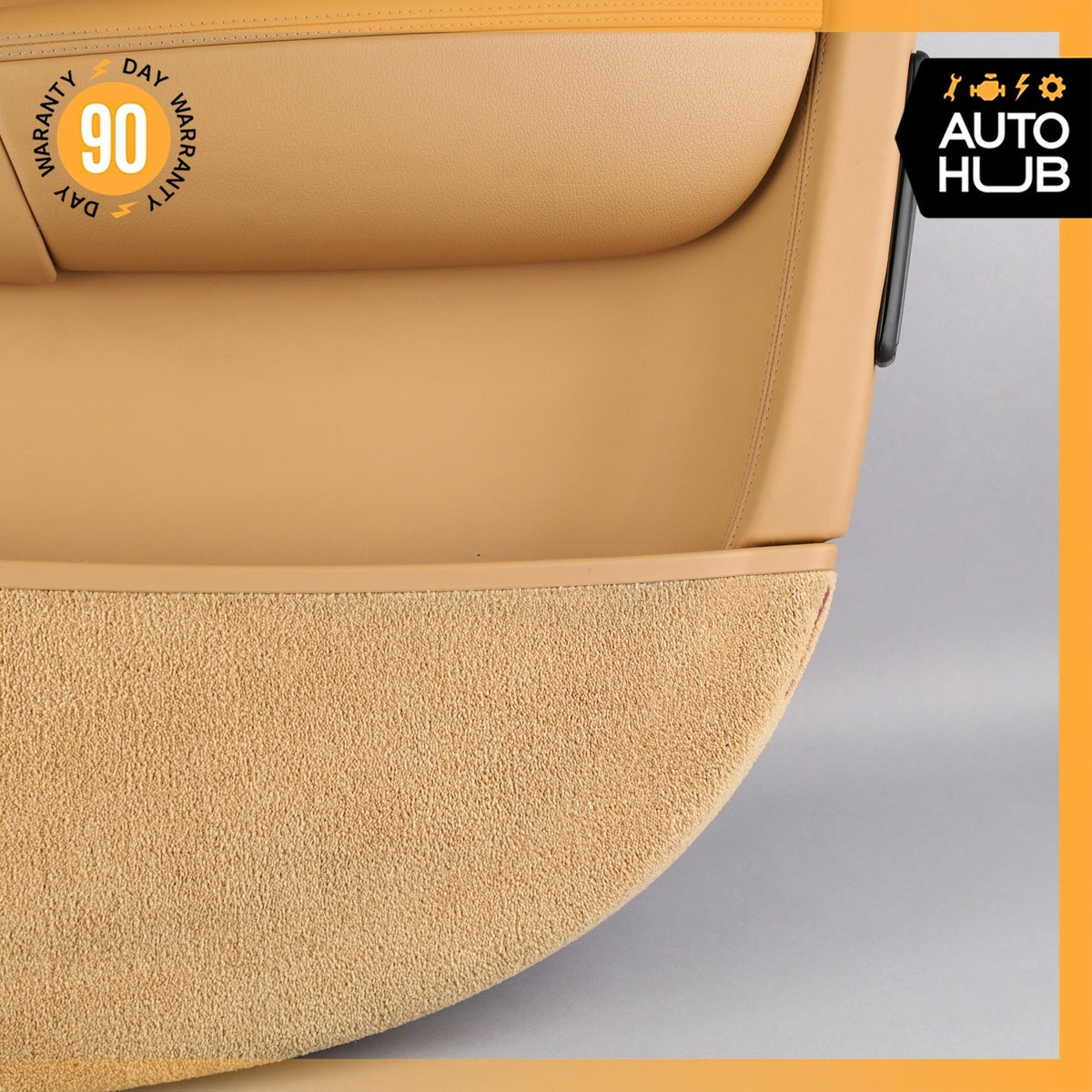 03-06 Porsche Cayenne 955 Front Right Side Interior Door Panel Leather Beige OEM - photo 5