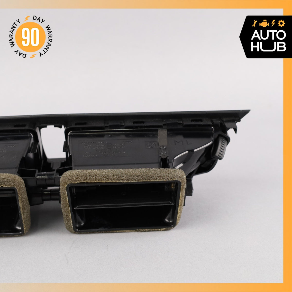 10-15 BMW E84 X1 Center Dash Hazard A/C AC Air Vent Black OEM - photo 9