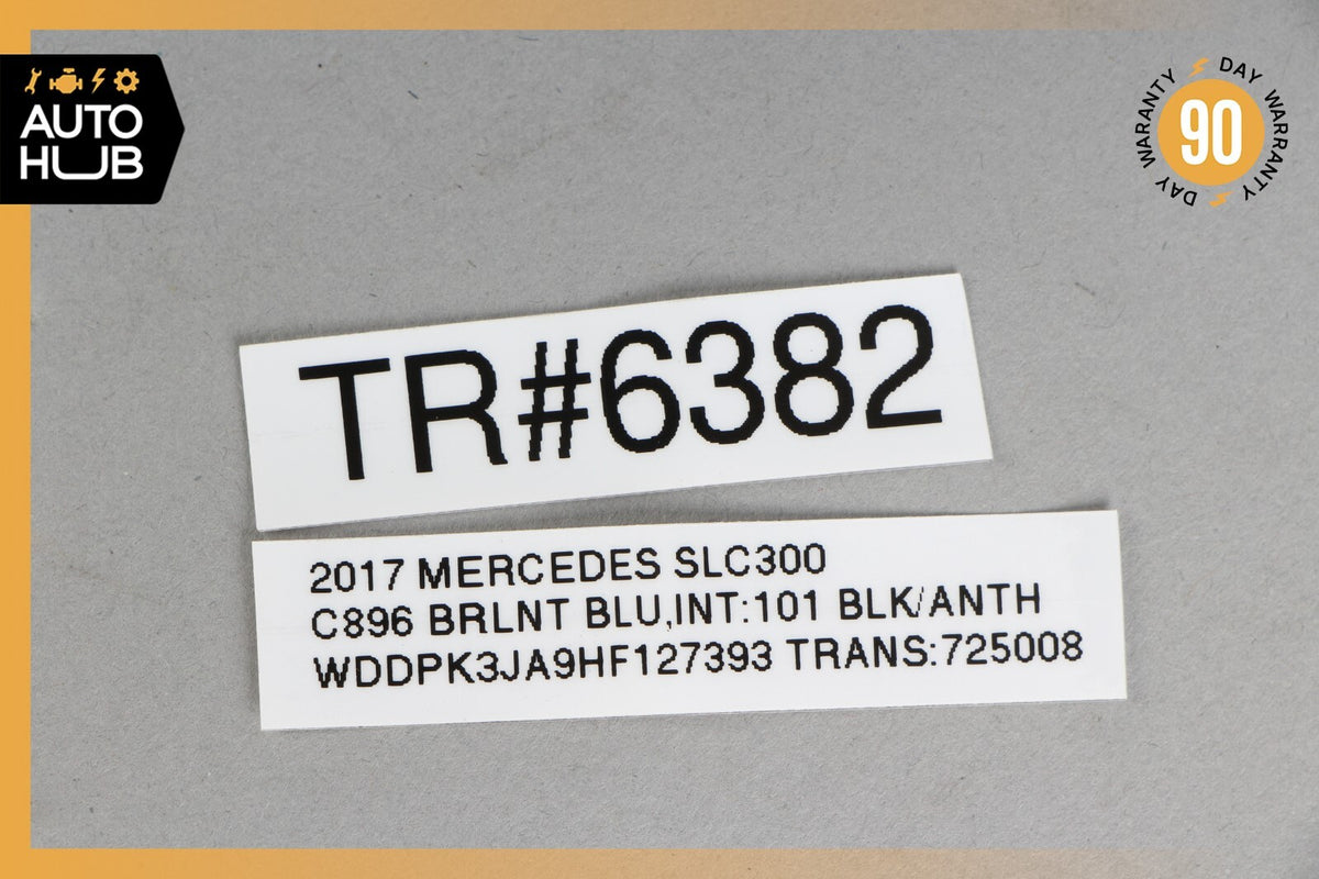 17-20 Mercedes R172 SLC300 A/C AC Air Conditioning Hose Pipe Line OEM 37k - photo 11