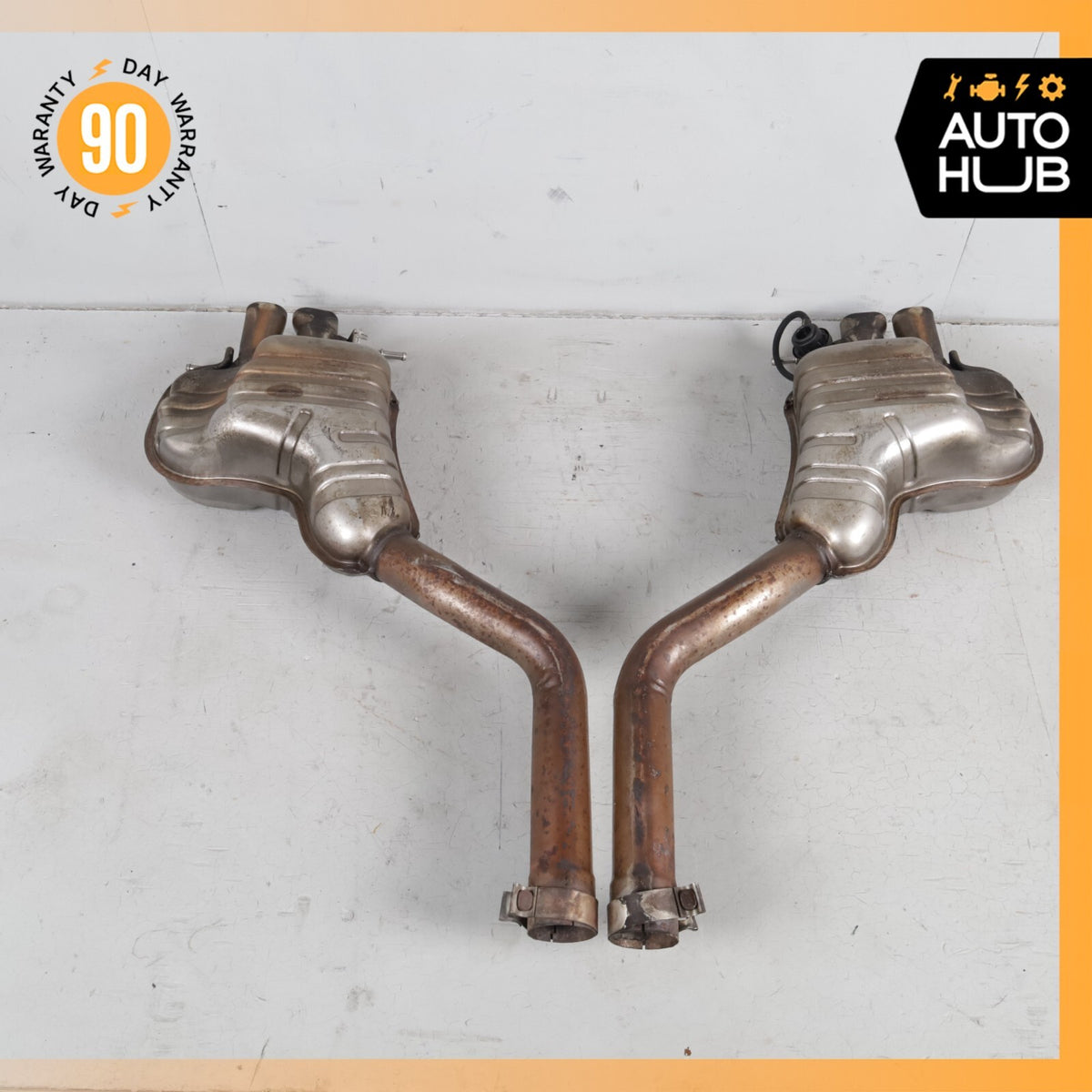 Bentley Continental GTC Speed Exhaust Muffler Mufflers Right & Left Set OEM 83k - photo 9