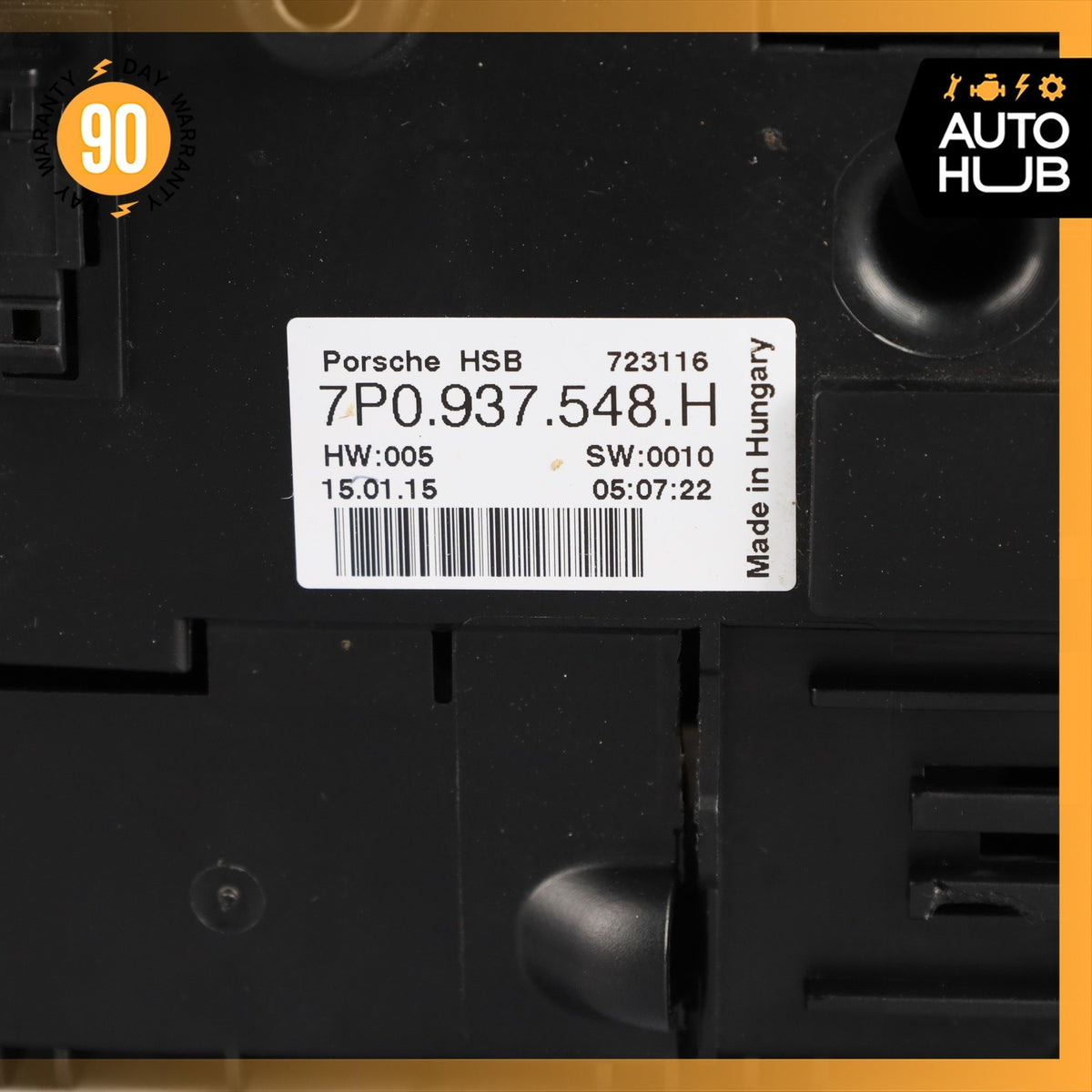 11-18 Porsche Cayenne Rear Trunk Fuse Relay Junction Box OEM - photo 7