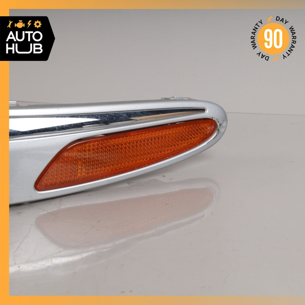 03-06 Mercedes W211 E320 E500 E55 AMG Front Left Side Bumper Molding Trim OEM - photo 3