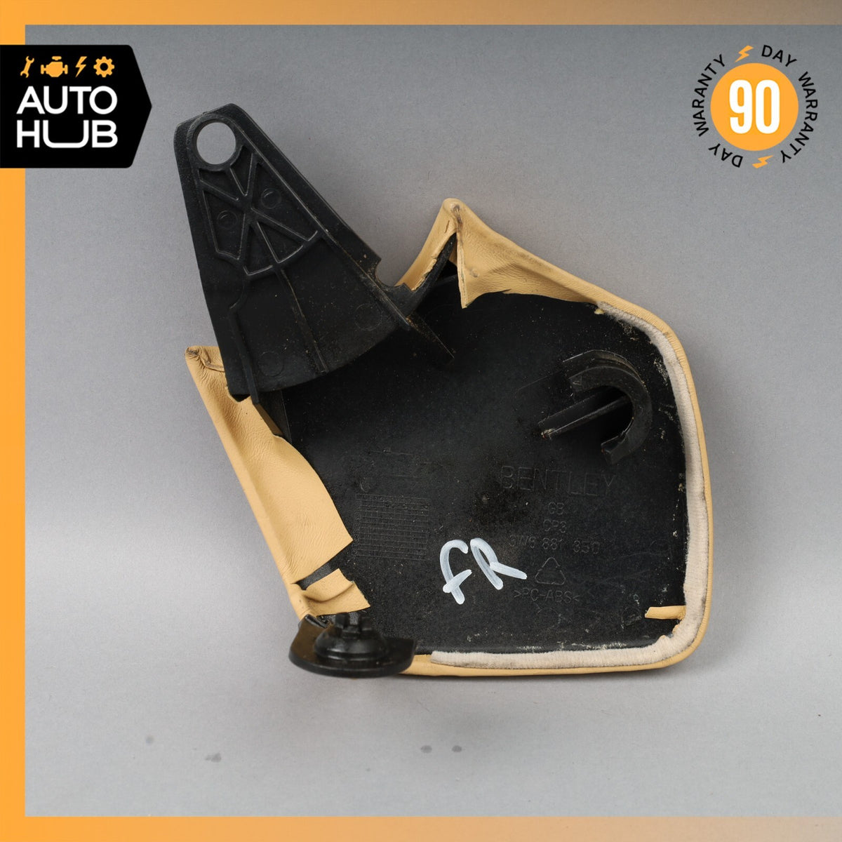 03-10 Bentley Continental GT GTC Front Right Side Seat Cover Trim OEM 36k - photo 6