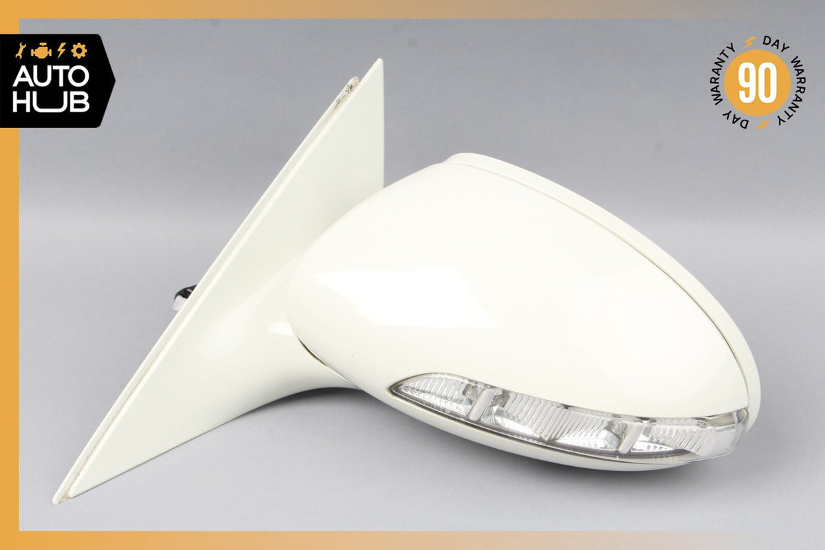 07-09 Mercedes W221 S600 S63 Left Side Rear View Door Mirror w/ Blind Spot OEM - photo 5