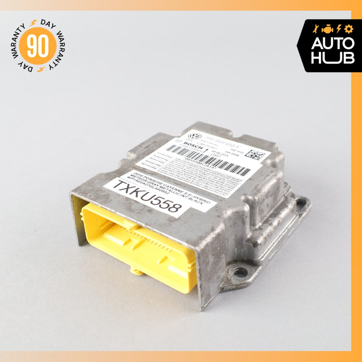 15-18 Porsche Cayenne 958 E-Hybrid Airbag Air Bag Sensor SRS Control Module OEM - photo 1