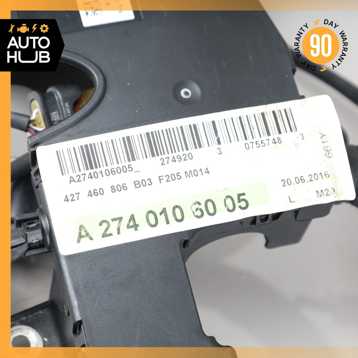 17-19 Mercedes W205 C300 E300 2.0L M274 Engine Motor Wire Wiring Harness OEM 70k - photo 13