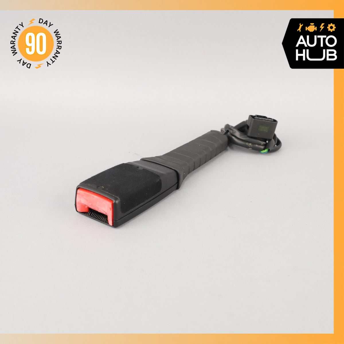 11-18 Porsche Cayenne 958 Front Right Seat Belt Buckle Black 7P0857756E OEM - photo 2