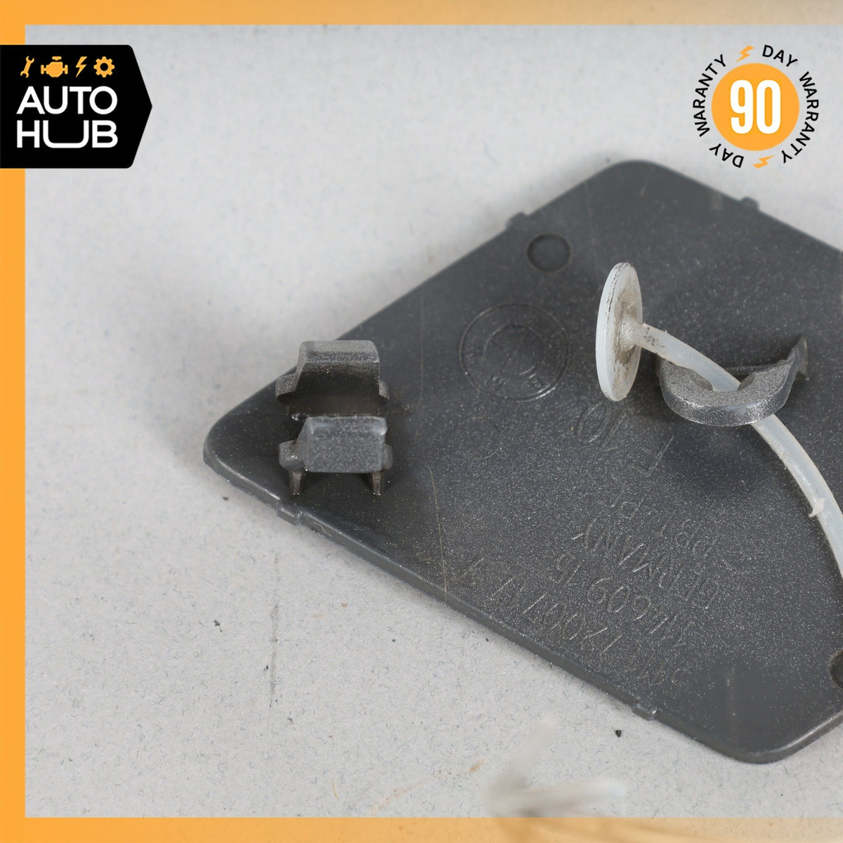 11-13 BMW F10 528i 535i 550i Front Bumper Tow Hook Hitch Cover Lid OEM - photo 6