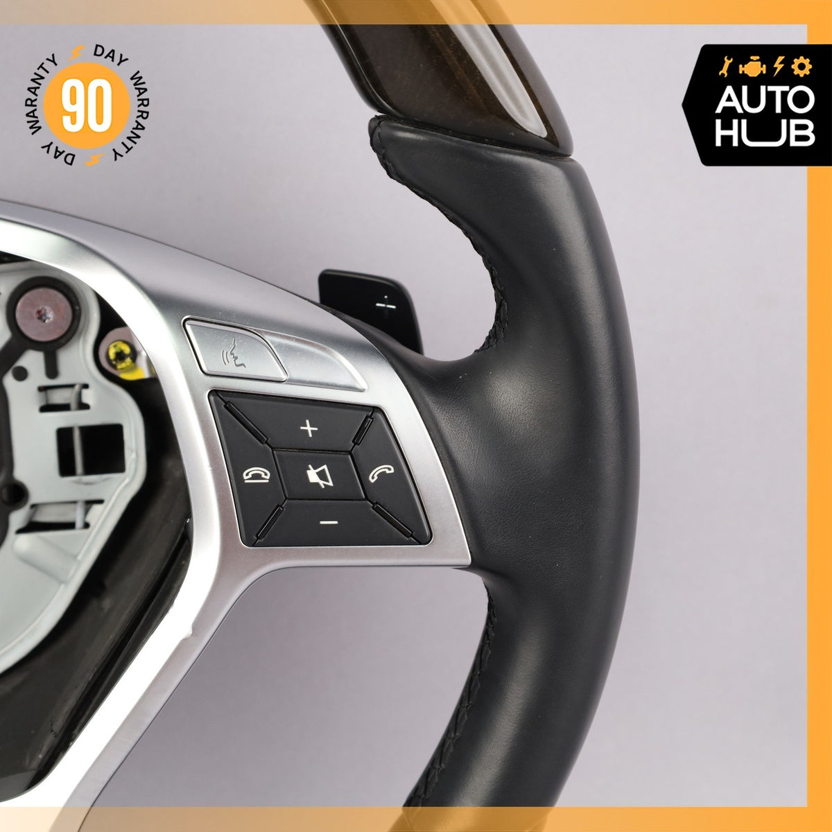 12-18 Mercedes R231 SL400 SL550 Steering Wheel Flat Bottom w/Paddle Shifters OEM - photo 5
