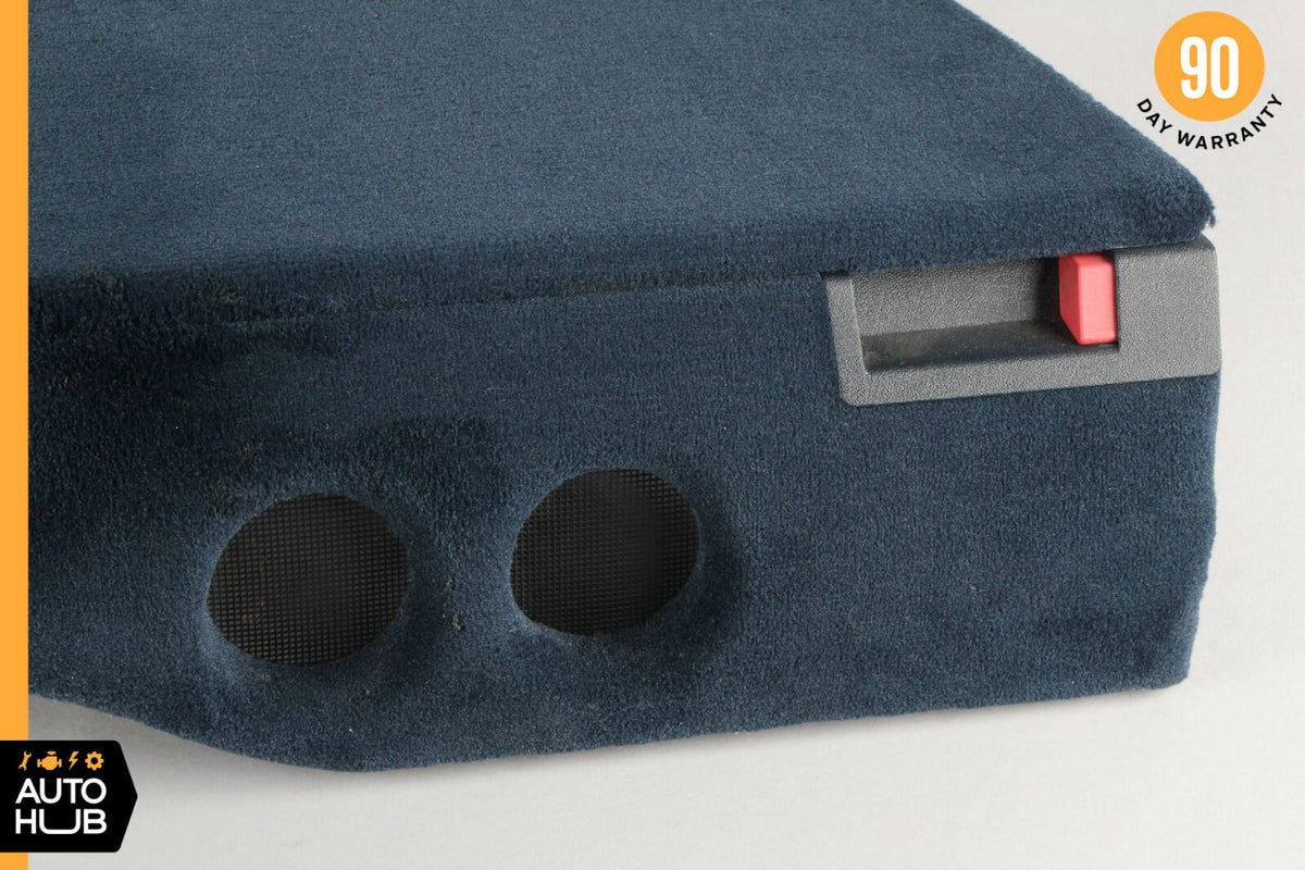 90-95 Mercedes R129 300SL SL320 Rear Carpet Storage Shelf Box Jump Seat Blue OEM - photo 2