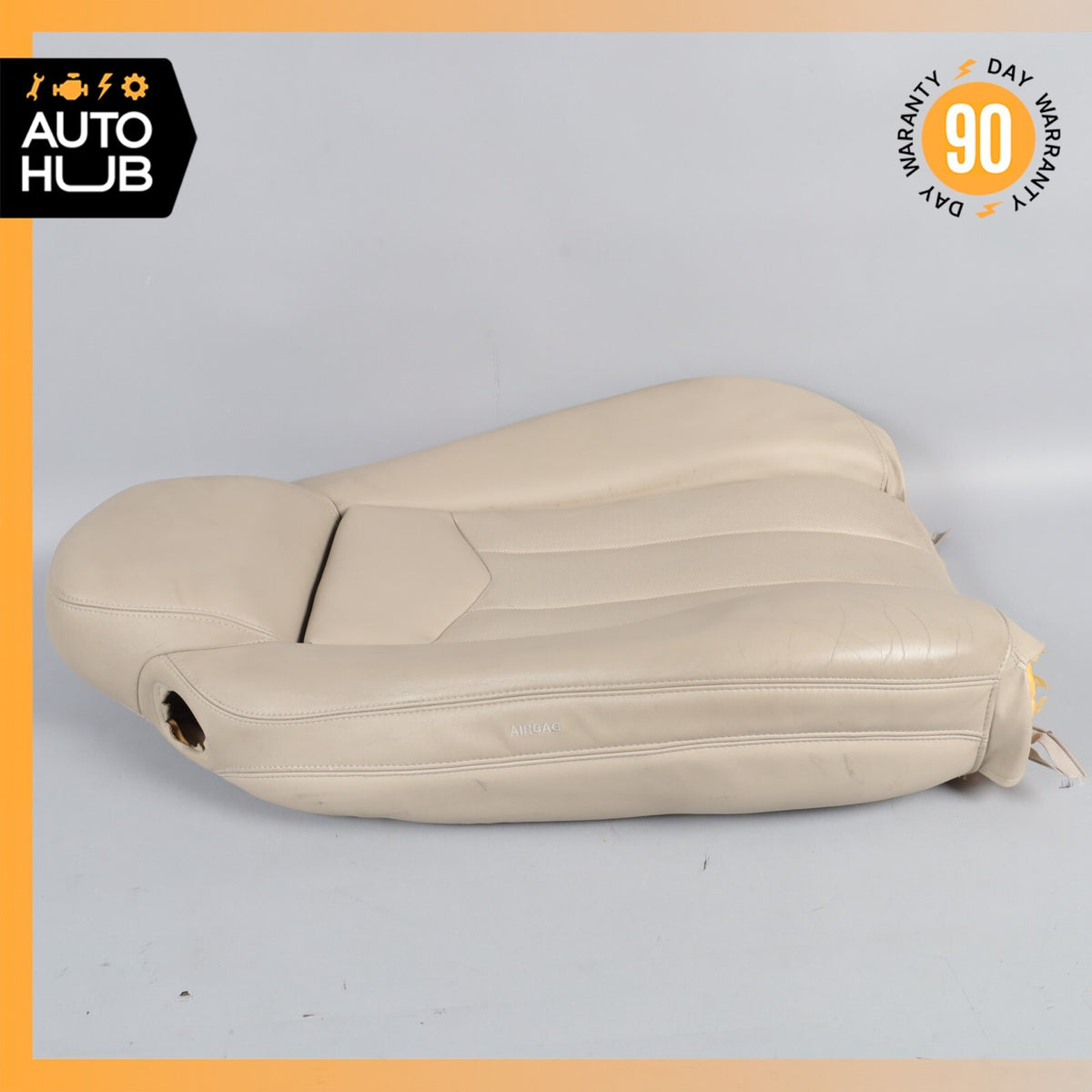 04-06 Cadillac XLR Right Passenger Side Top Upper Seat Cushion Beige OEM - photo 12