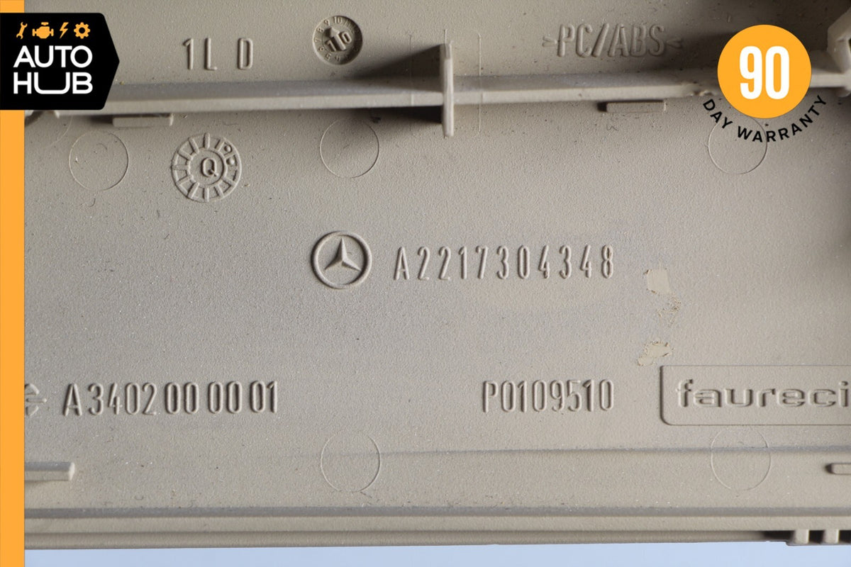 10-13 Mercedes W221 S550 S450 Rear Left Side Interior Door Handle Beige OEM - photo 9