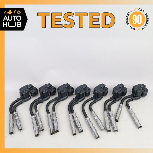 98-06 Mercedes W210 E430 CL55 AMG Ignition Coil Coils Set of 7 OEM - photo 1
