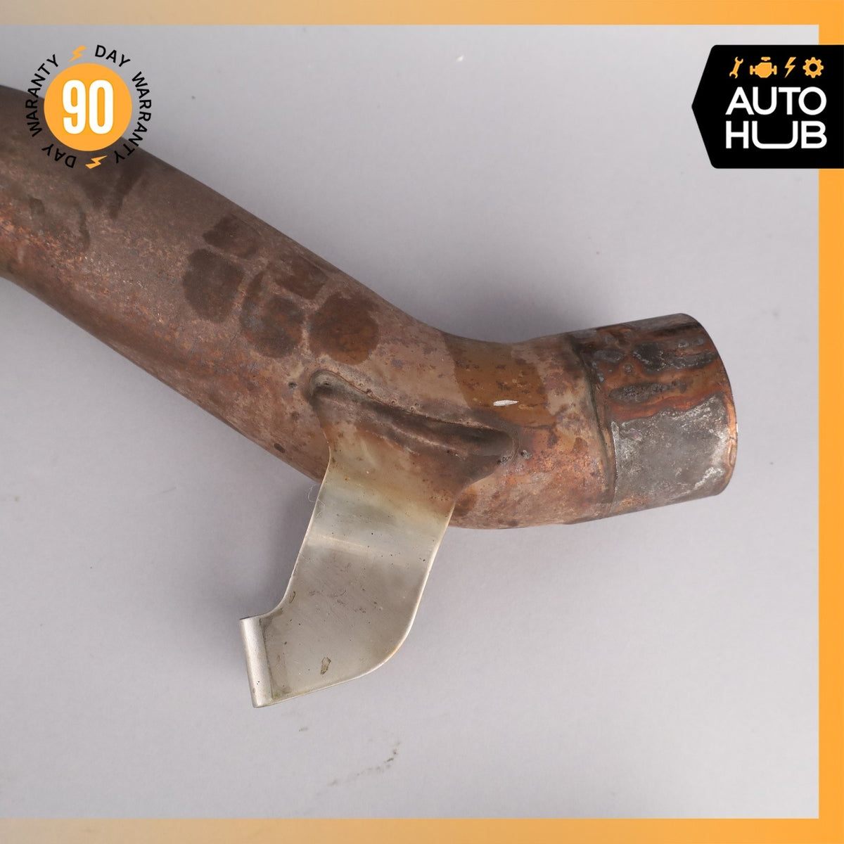 Porsche Cayenne 958 Turbo S Rear Engine Exhaust Downpipe Set OEM - photo 12