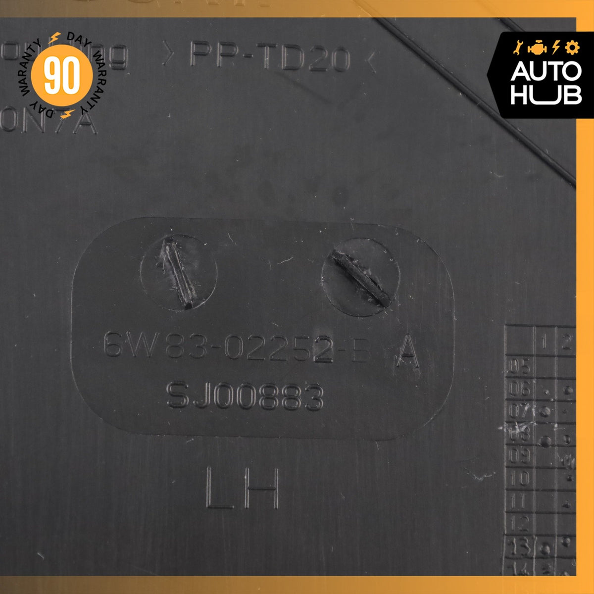Jaguar X152 F-Type Left Side Water Baffle Cowl Engine Cover Panel OEM - photo 11