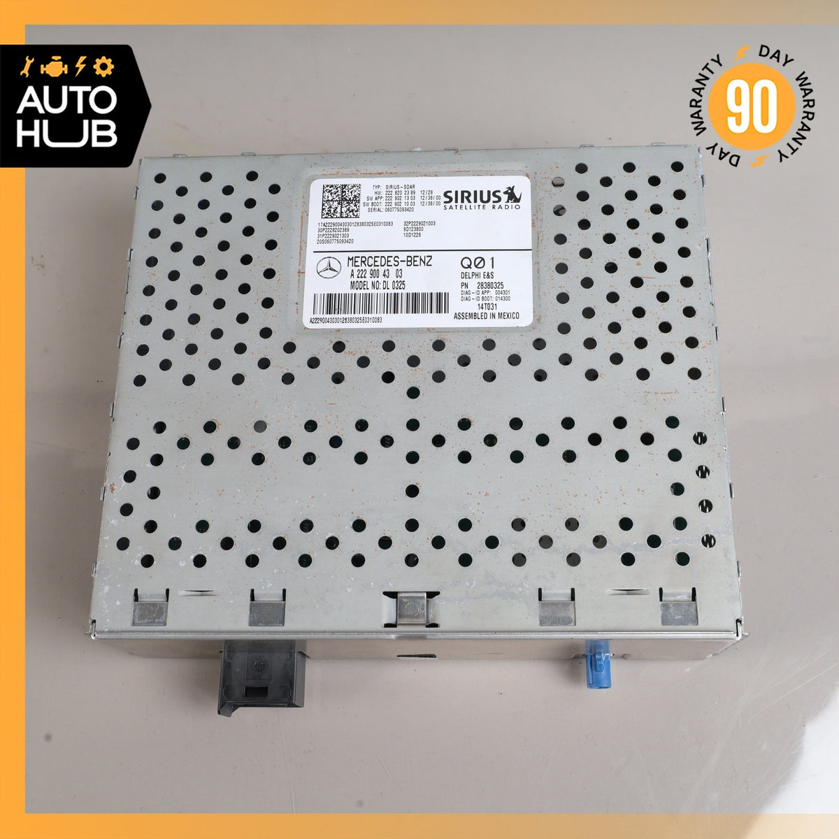 Mercedes W222 S550 S65 Sirius Satellite Radio Receiver 2229008002 OEM - photo 10