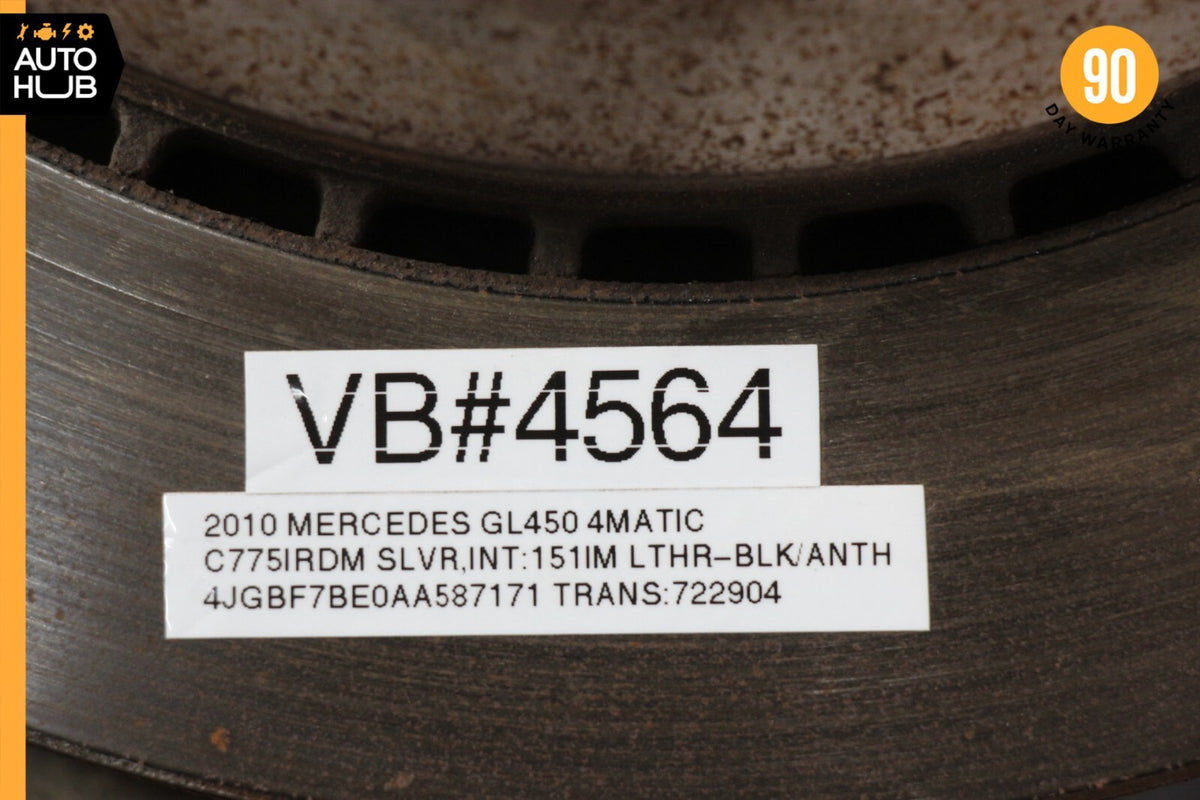 06-13 Mercedes X164 GL450 GL350 ML550 Rear Left & Right Brake Rotors Disc OEM - photo 12