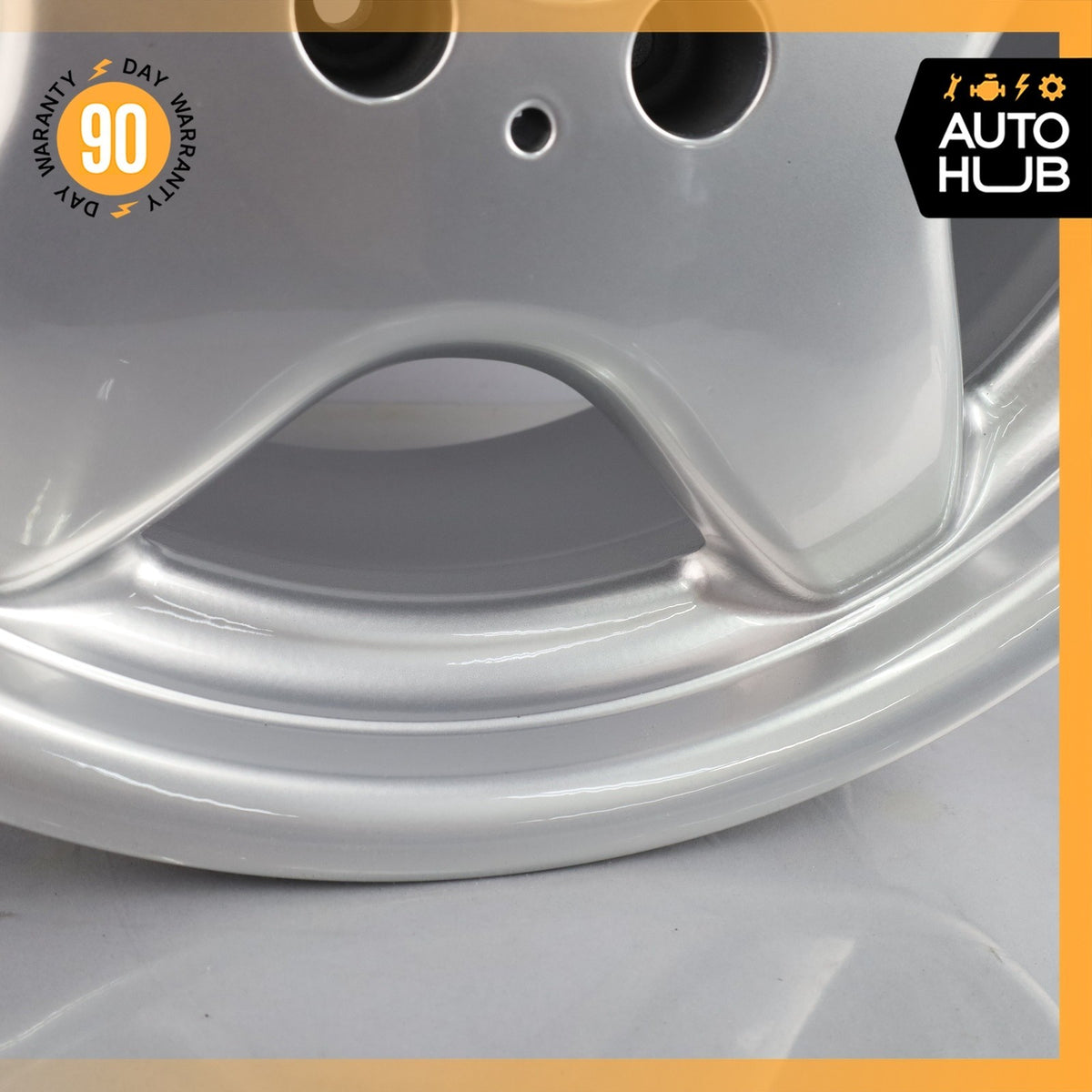 Mercedes R170 SLK230 C280 8.5 x 17 17" Rear Wheel Rim Silver 1704011402 OEM - photo 9