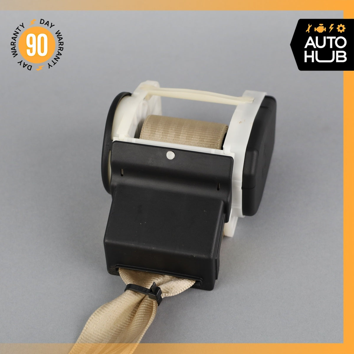 99-04 Bentley Arnage / RR Seraph Front Left Side Seat Belt Retractor Beige OEM - photo 2