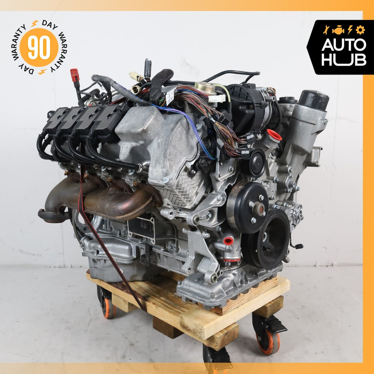 99-06 Mercedes R230 SL500 CLK500 Engine Motor Assembly 5.0 V8 M113 113.963 OEM - photo 2