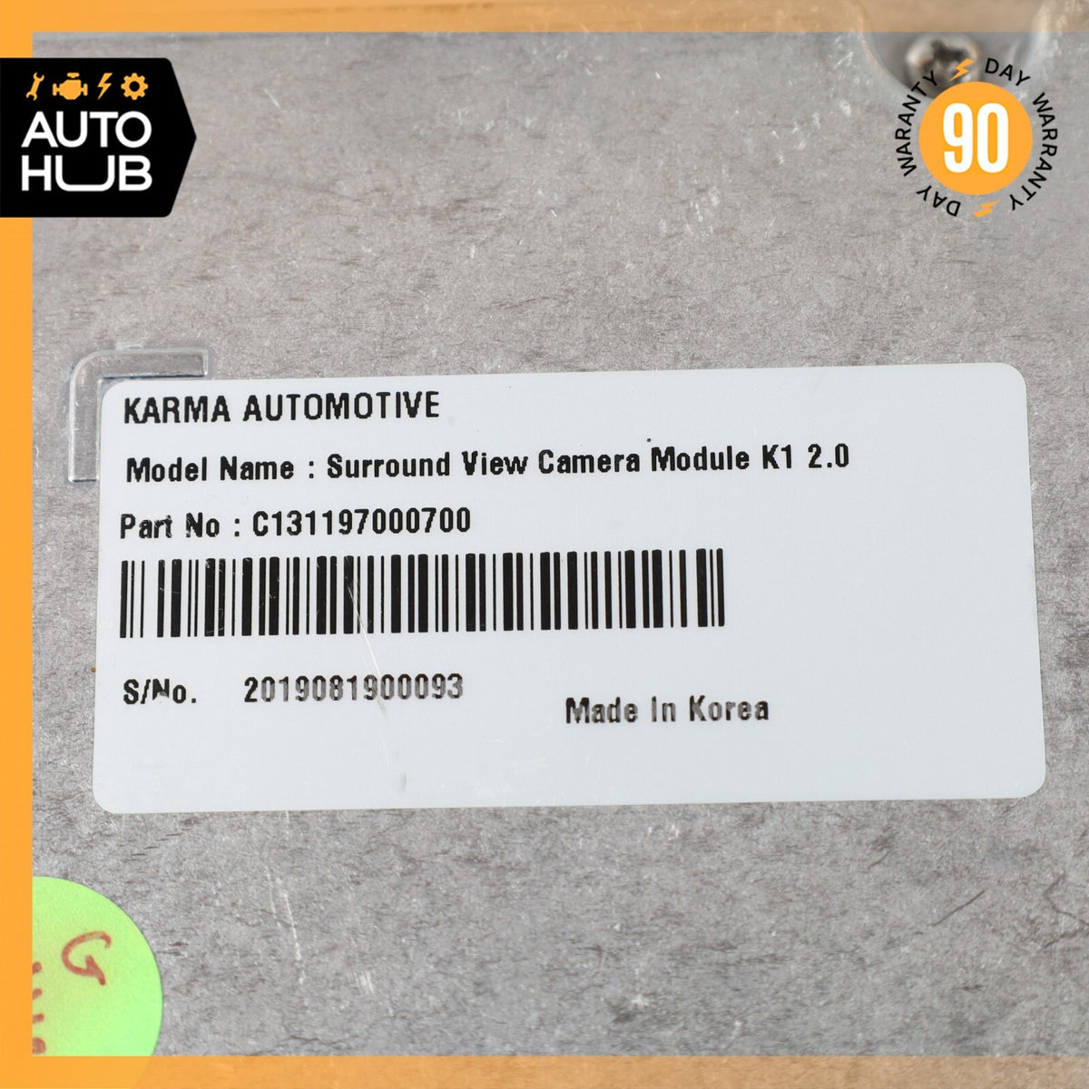 20-22 KARMA Revero GT GTS Surround View Camera Control Module Unit OEM 11k - photo 9