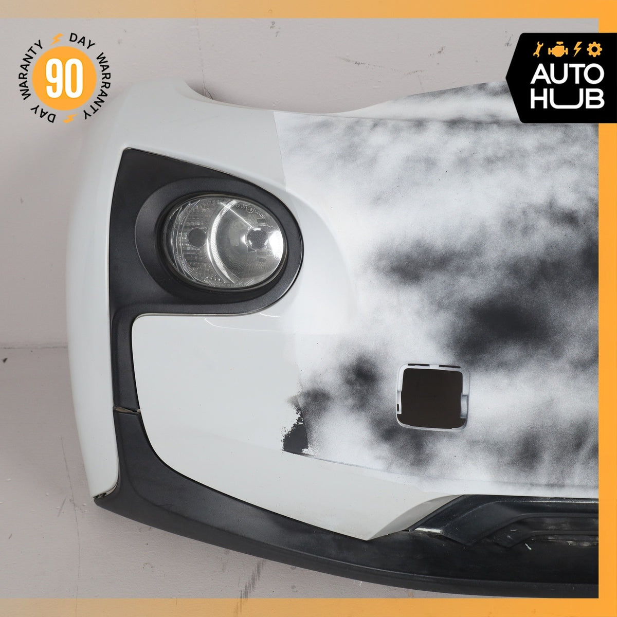 14-17 BMW i3 I01 Hybrid Front Bumper Cover Assembly White OEM - photo 4