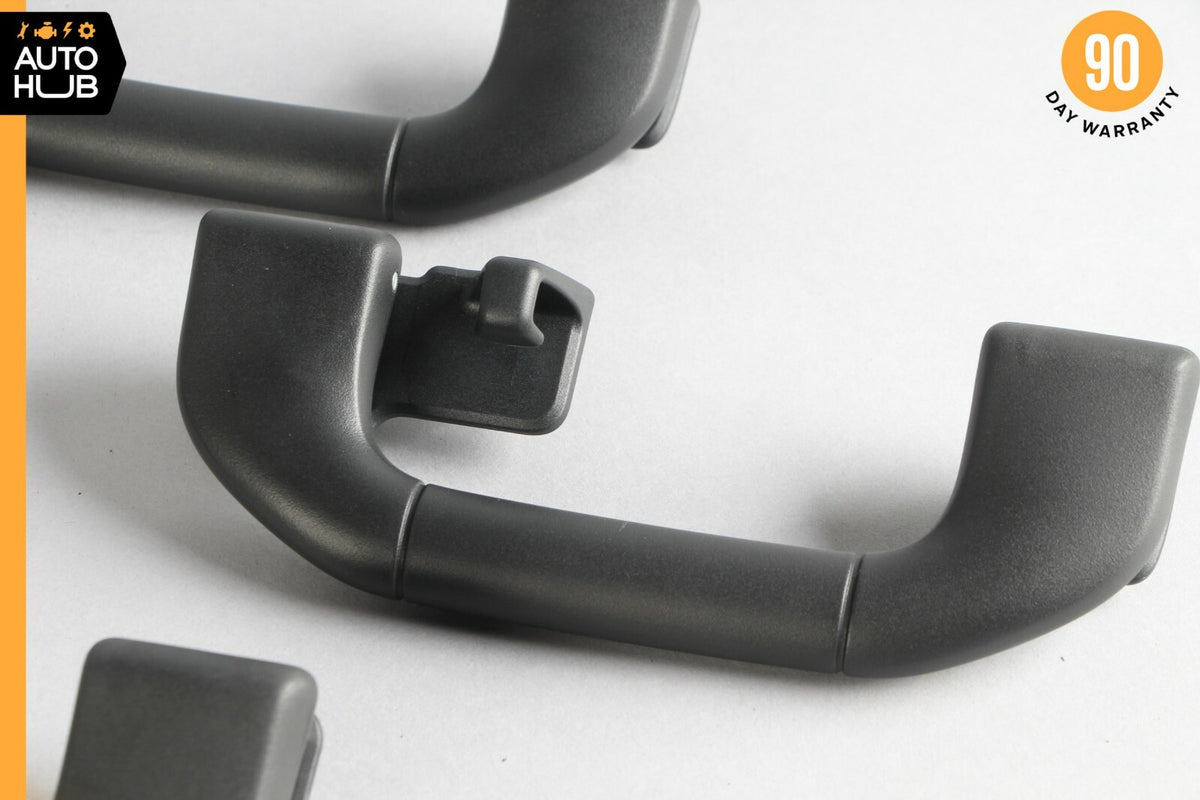 08-18 Mercedes W212 E350 C300 Roof Overhead Interior Safety Handle Set Black OEM - photo 3