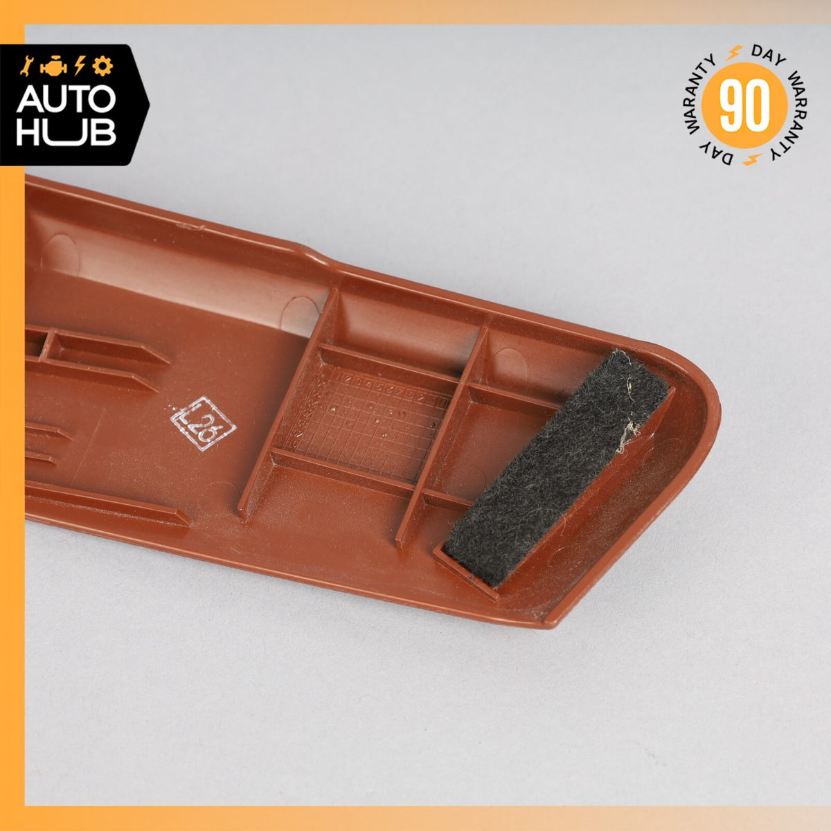 07-10 Mercedes W216 CL550 CL600 Right Outside Seat Cover Panel Trim Red OEM - photo 7