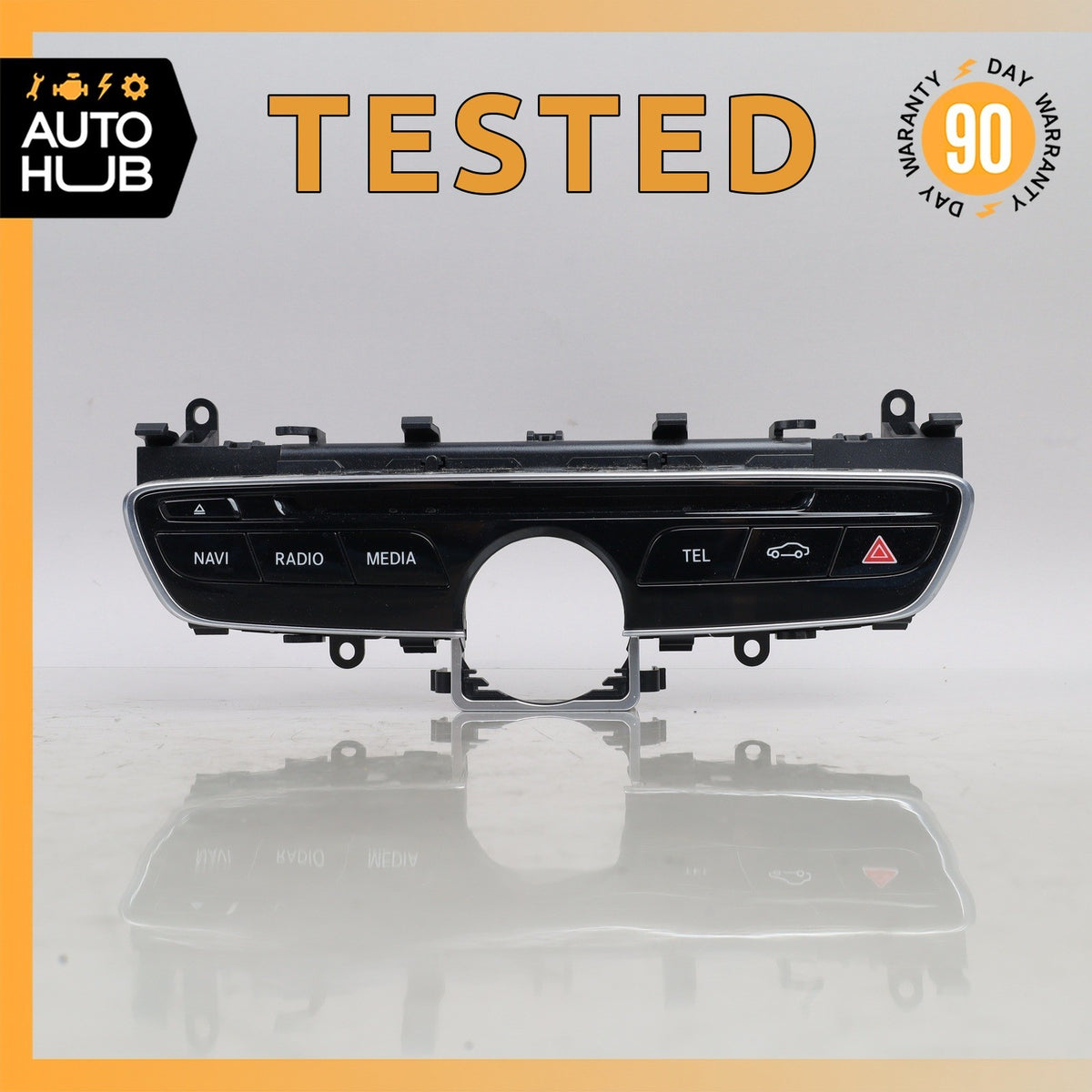 15-19 Mercedes W205 C63 AMG Center Dashboard Hazard Control Switch OEM - photo 1