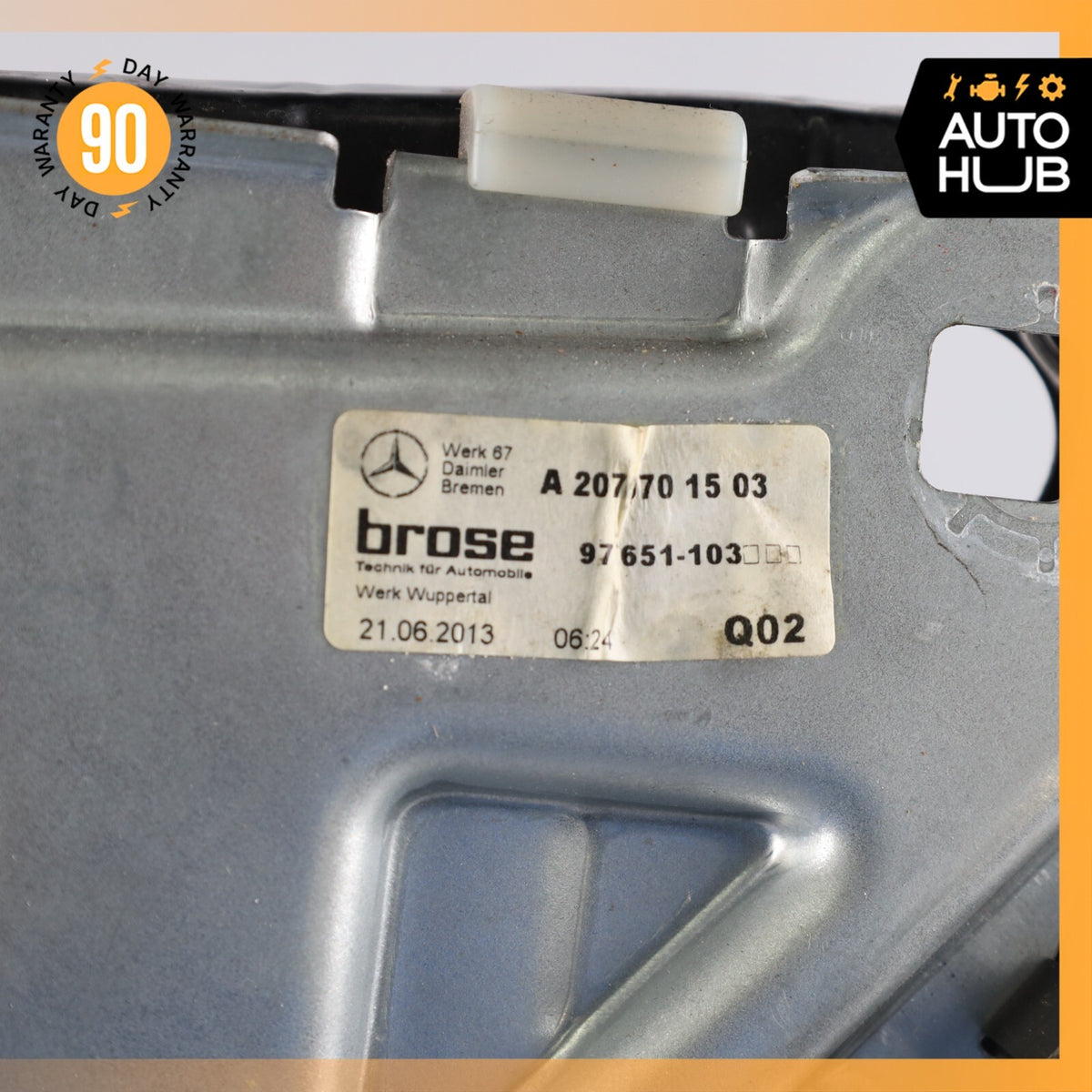 11-17 Mercedes W207 E350 E550 Rear Left Window Regulator w/Motor OEM - photo 19