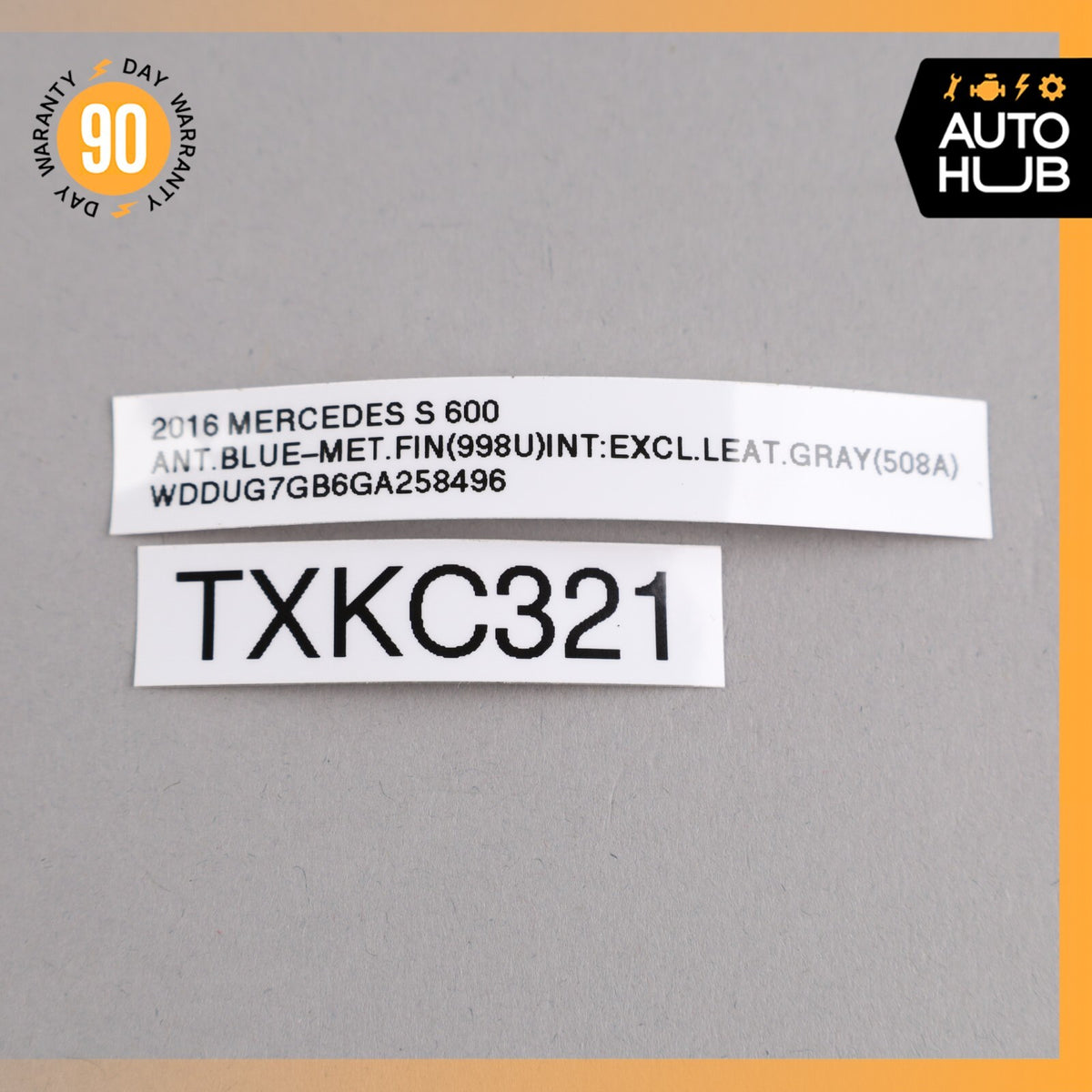 14-17 Mercedes W222 S600 S550 Rear Right Side Seat Molding Cover Trim Panel OEM - photo 15