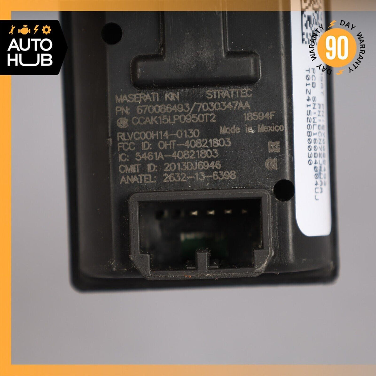 13-22 Maserati  Levante M161 Ghibli M157 Push Start Ignition Button OEM 44k - photo 8