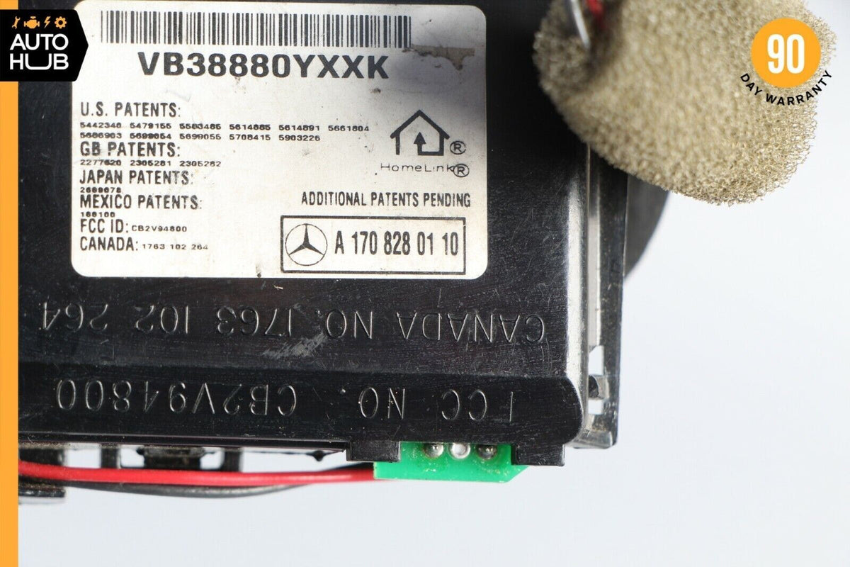 97-04 Mercedes R170 SLK230 SLK320 Homelink Home Link Garage Door Opener OEM - photo 11