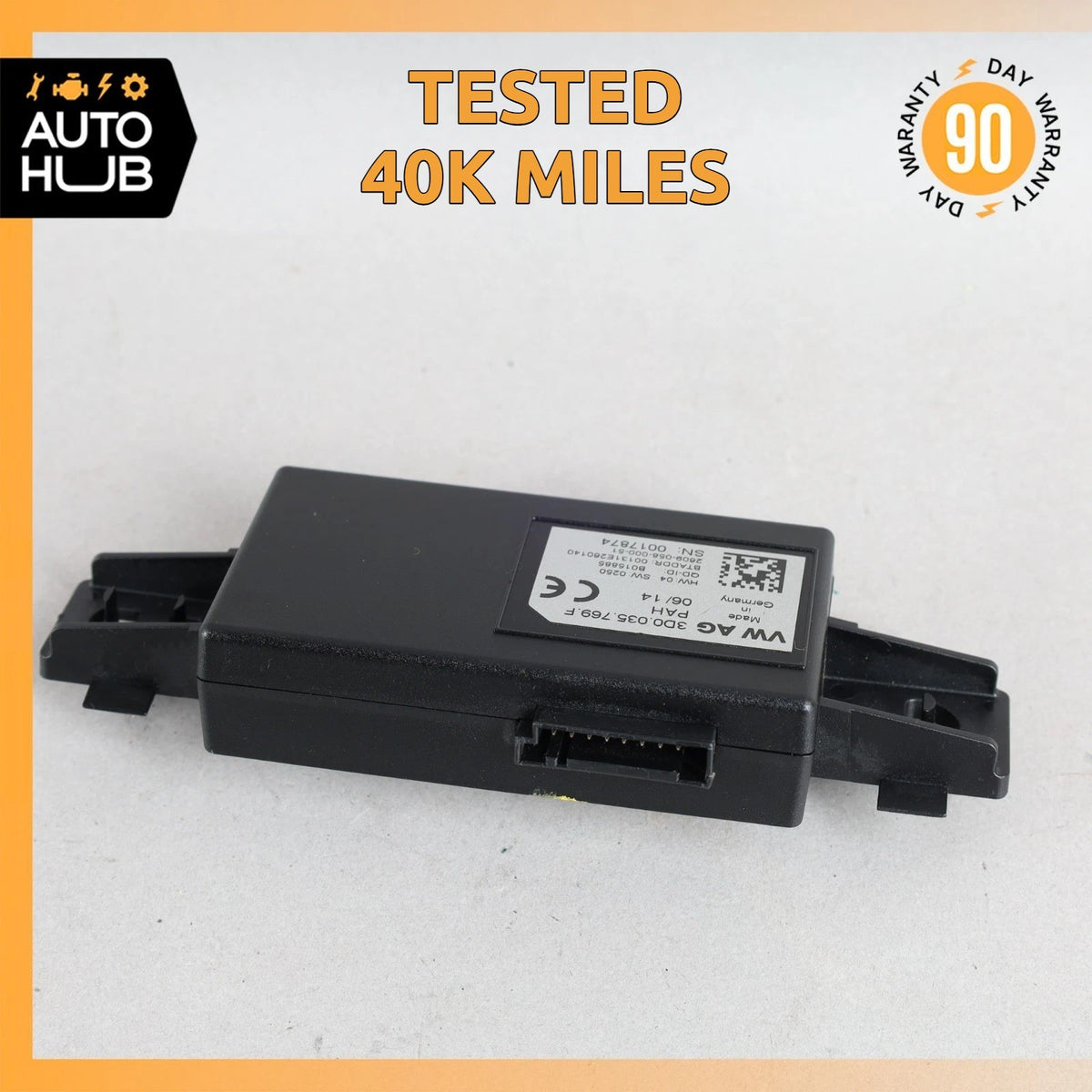 12-18 Bentley Flying Spur GTC Bluetooth Navigation Control Module 3D0035769F OEM - photo 1