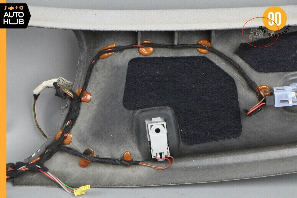 03-06 Mercedes R230 SL500 SL55 Front Window Top Upper Headliner Trim Panel OEM - photo 8
