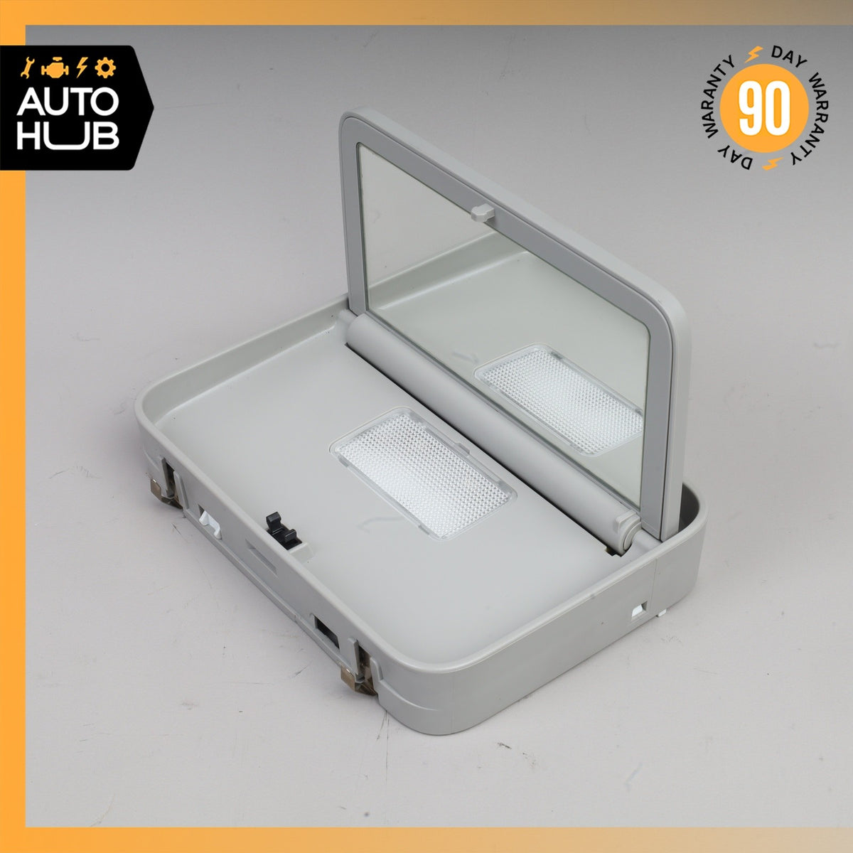 07-13 Mercedes W221 S600 S63 AMG Rear Overhead Vanity Mirror Suede Gray OEM - photo 4