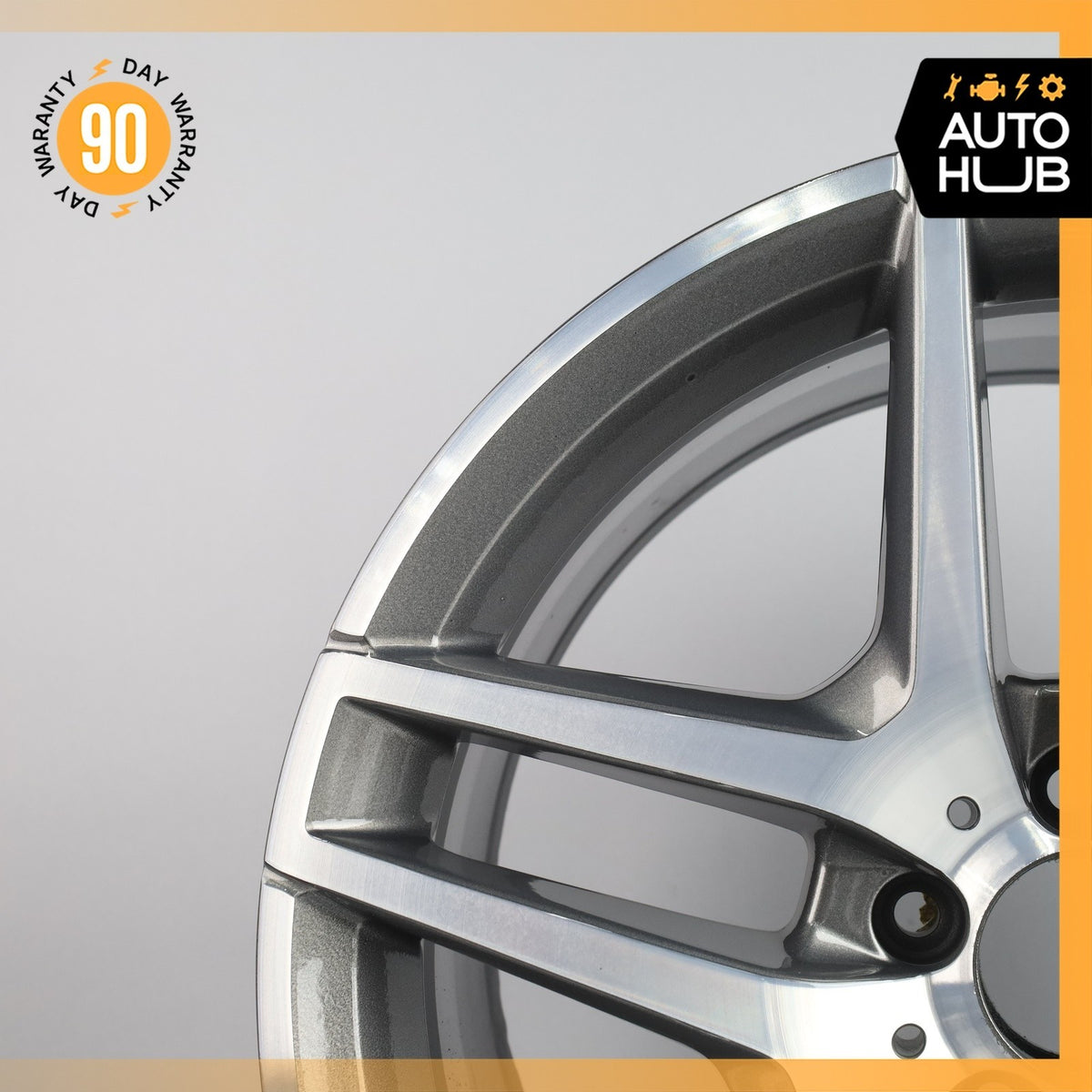 Mercedes W222 S550 S63 AMG 9.5 x 19 19" Rear Wheel Rim 2224010100 OEM - photo 3