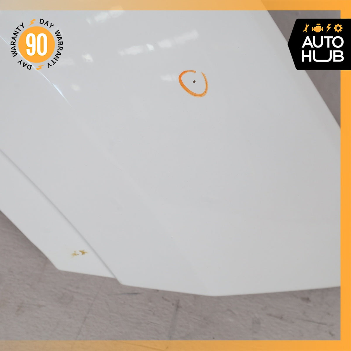 13-15 BMW E84 X1 Right Passenger Side Fender Assembly White OEM 72k - photo 8
