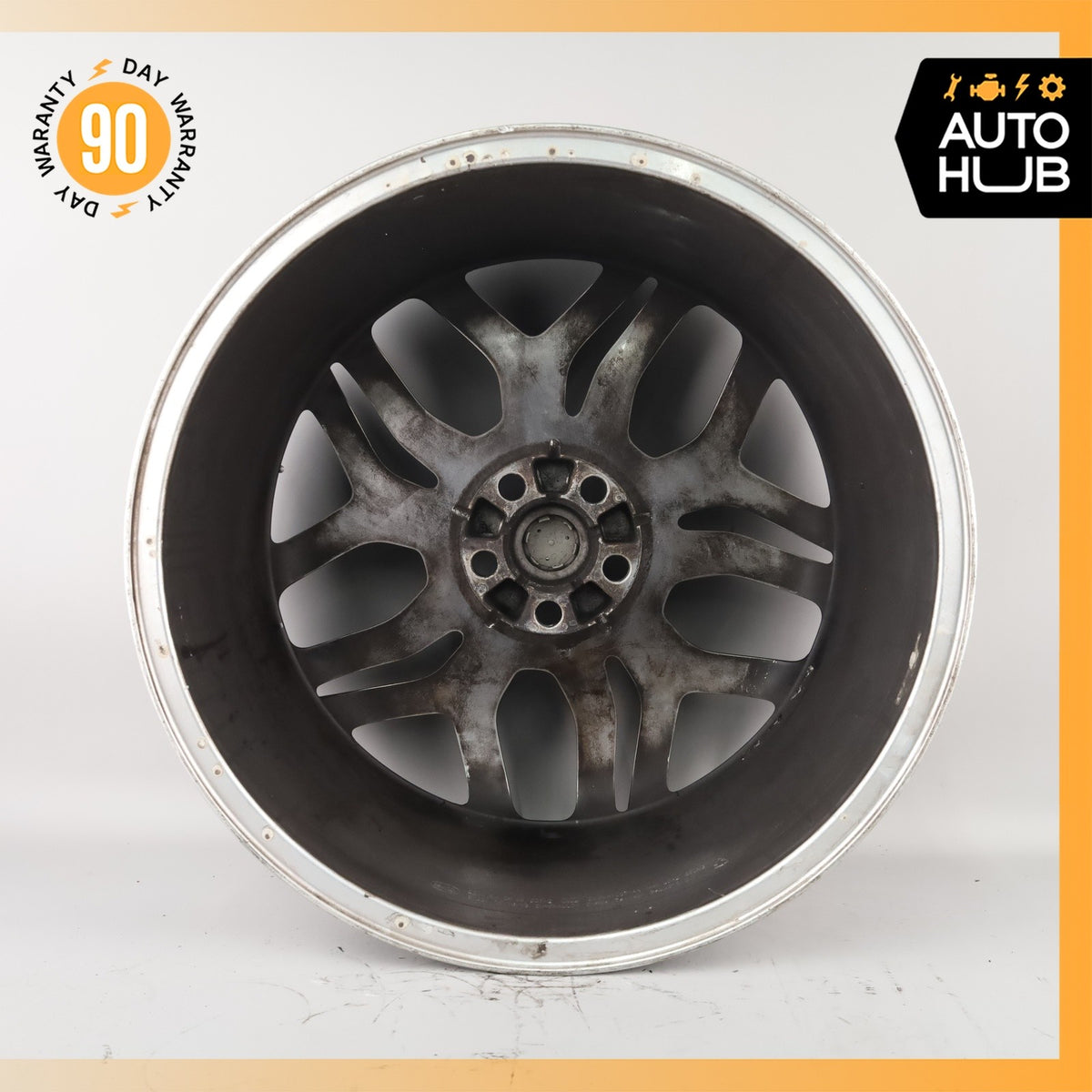 14-22 LR Range Rover Sport L494 Style 7 9.5 x 22 22" Wheel Rim Black OEM - photo 9