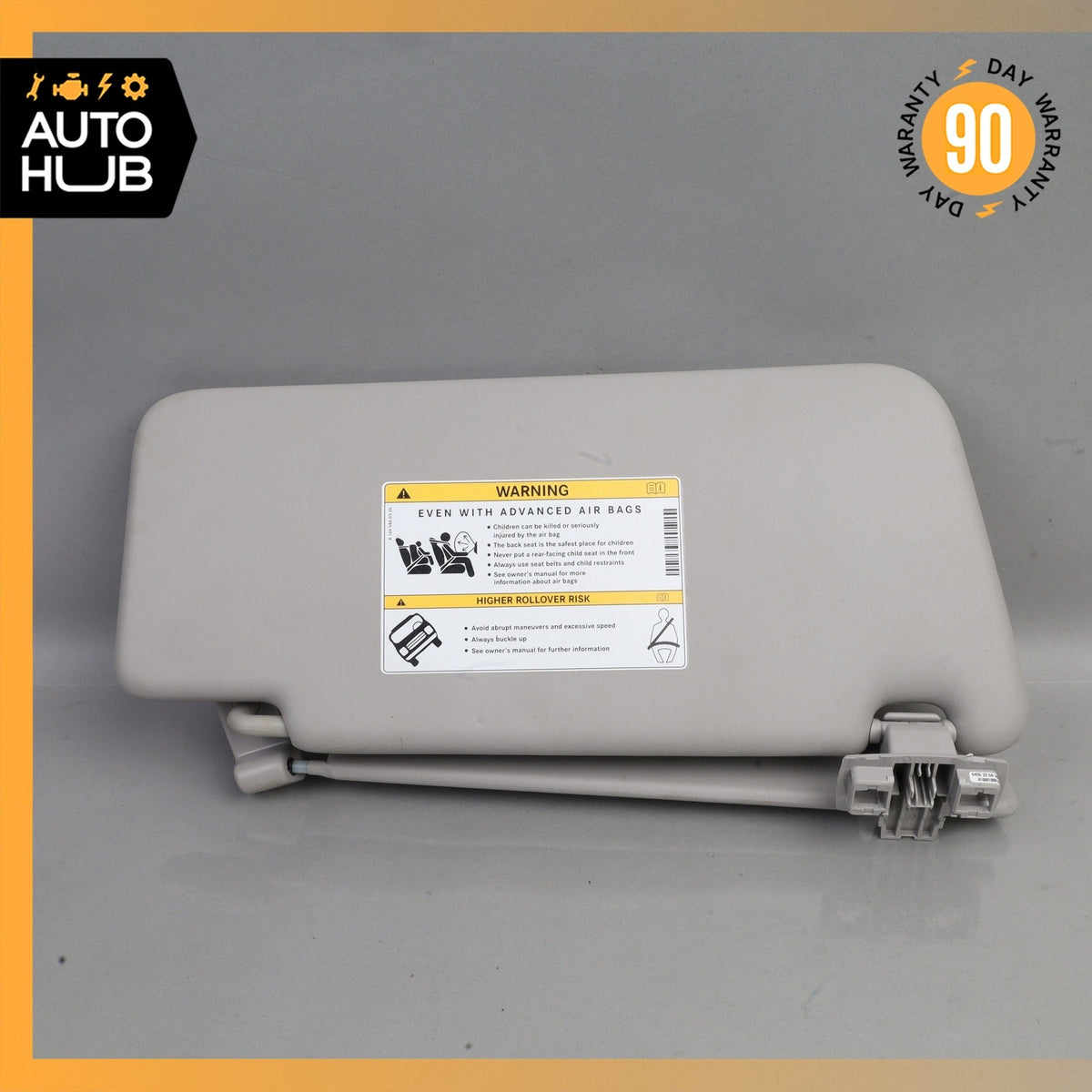 12-19 Mercedes X166 GL350 ML250 Sun Visor Sunvisor Left Driver Side Gray OEM - photo 12