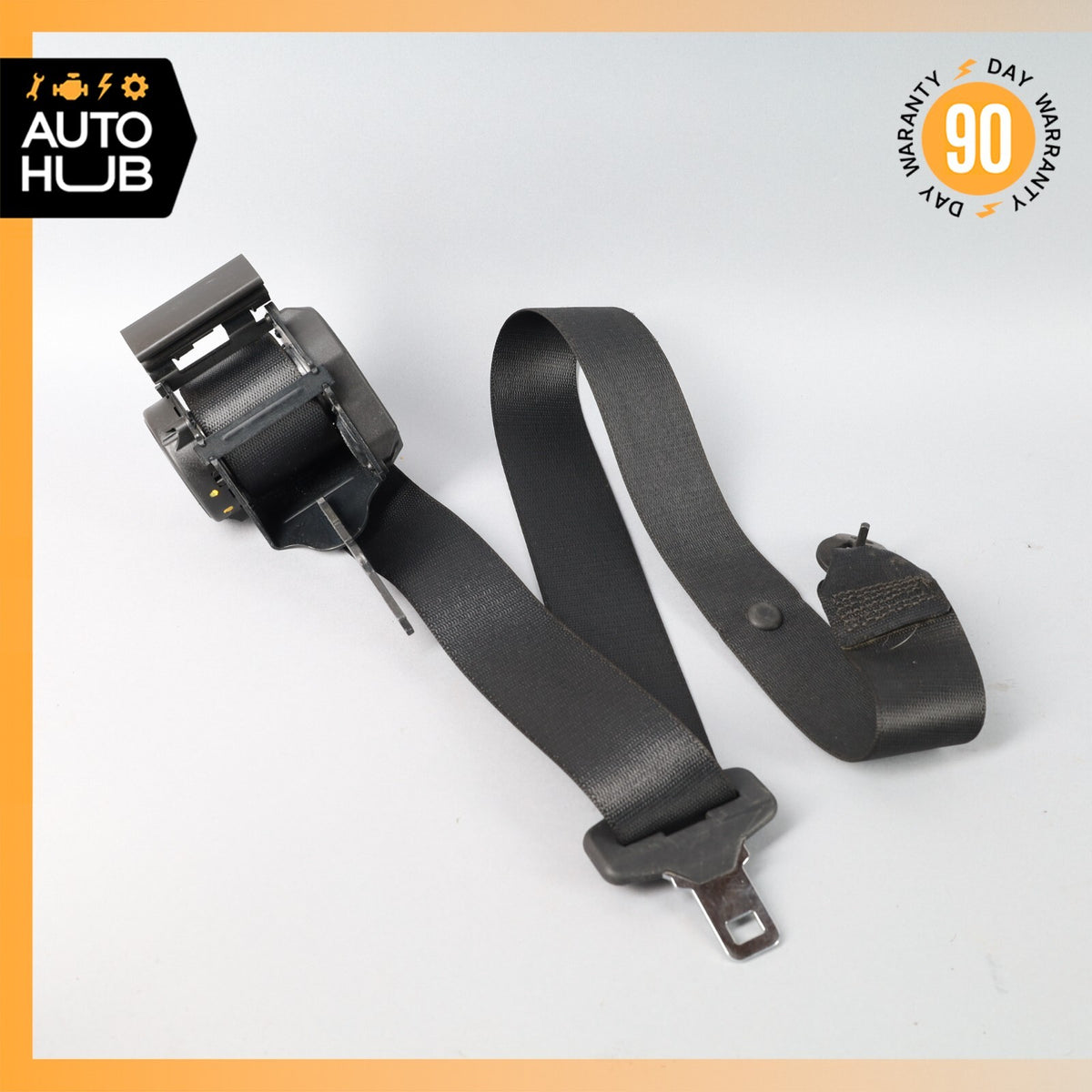 BMW F30 328i Rear Right or Left Side Seat Belt Black 72117259390 OEM - photo 1