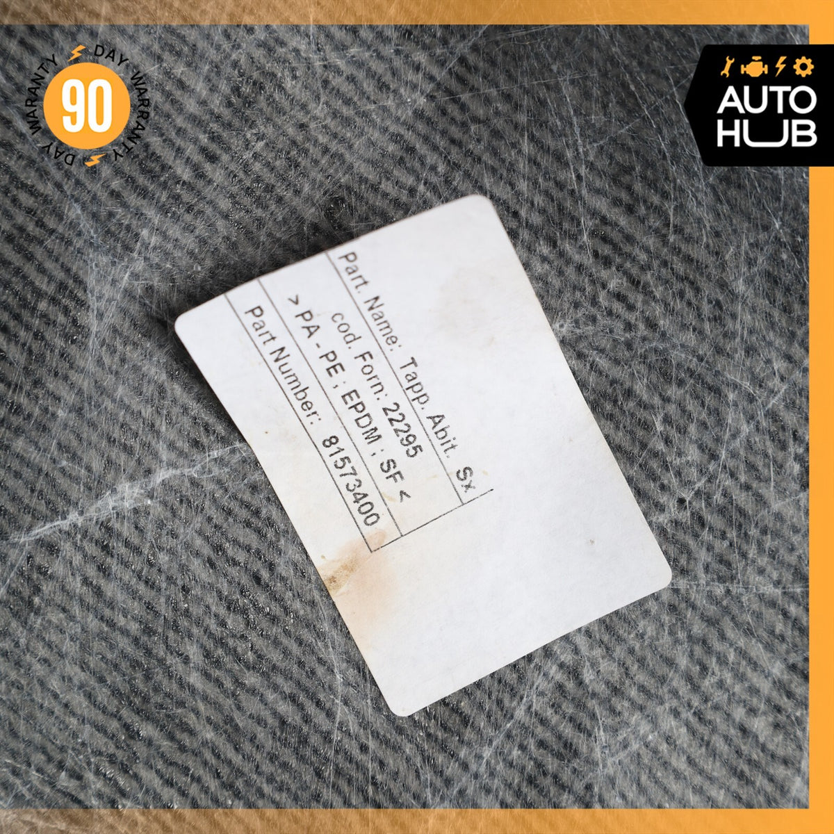 11-19 Maserati GranTurismo S M145 Interior Floor Carpet Black 81573300 OEM 28k - photo 22