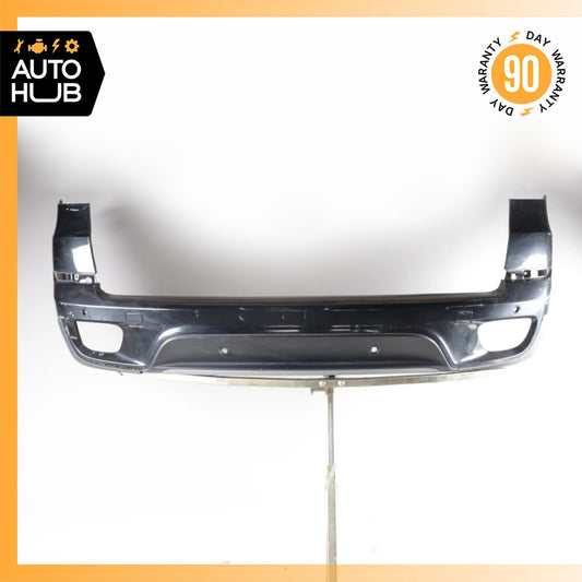 11-13 BMW E70 X5 Rear Bumper Cover Panel Assembly Black OEM - photo 1
