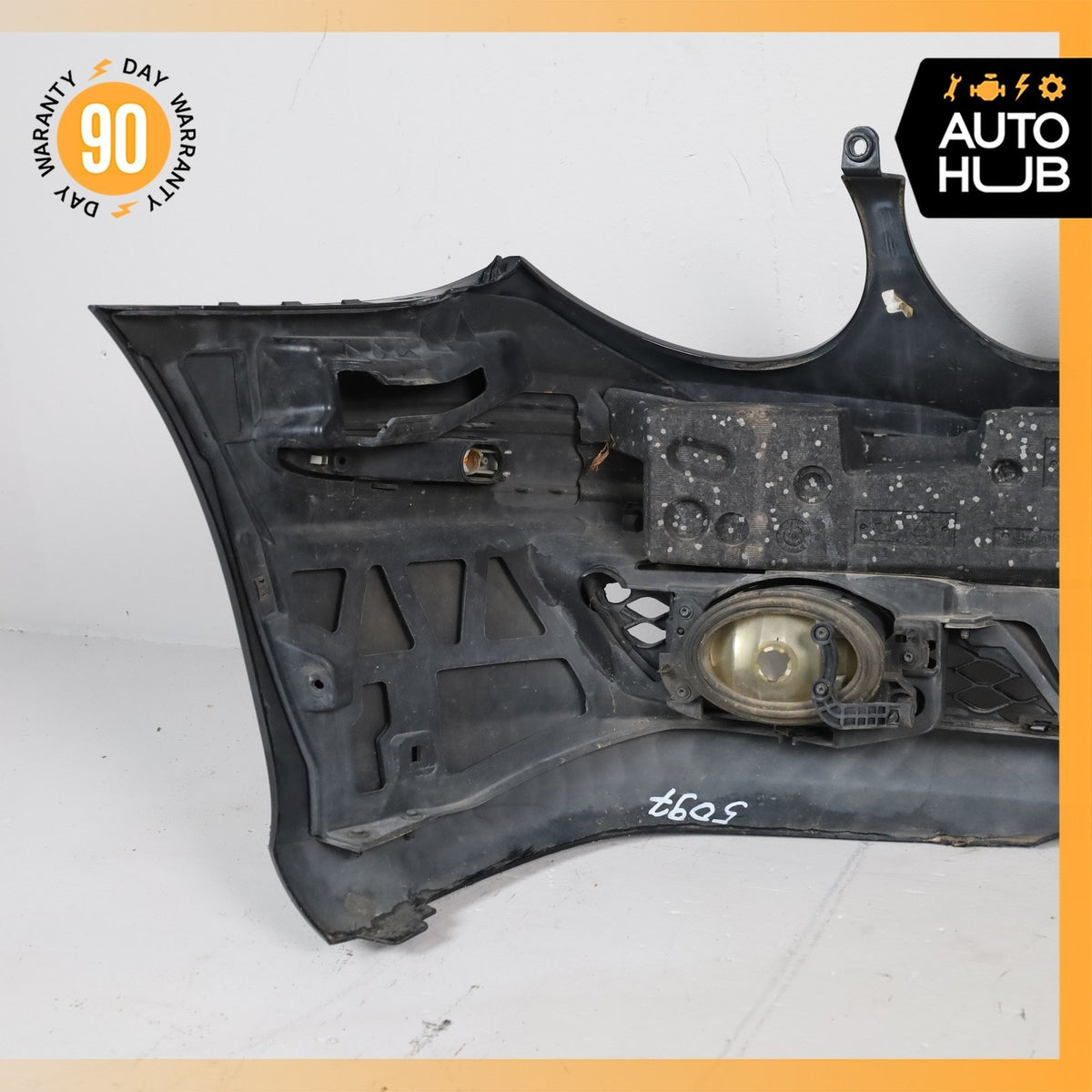 07-09 Mercedes W211 E320 E350 E550 Base Front Bumper Cover Assembly Black OEM - photo 17