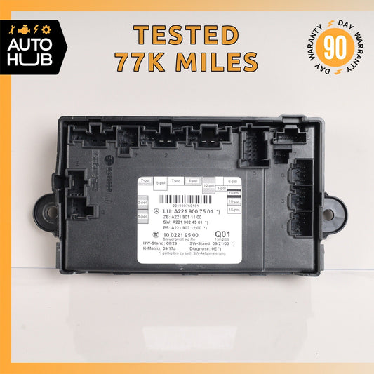 07-13 Mercedes W221 S550 S400 Front Right Door Control Module 2219007501 OEM - photo 1