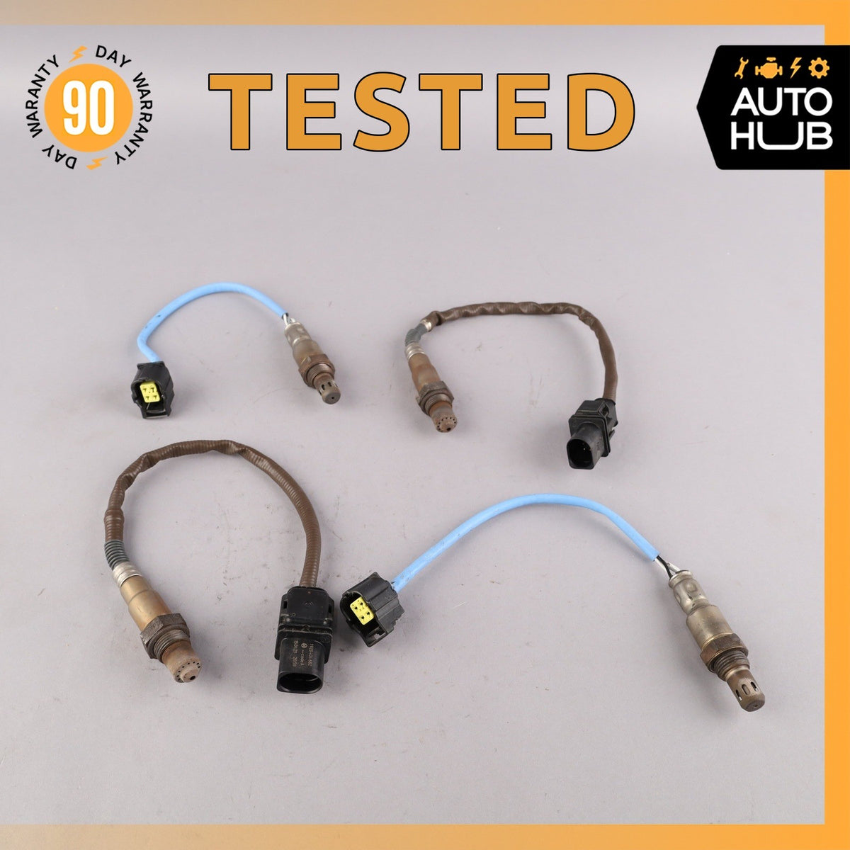 Mercedes W207 E400 Front & Rear Oxygen Sensor Lambda Set of 4 OEM - photo 1