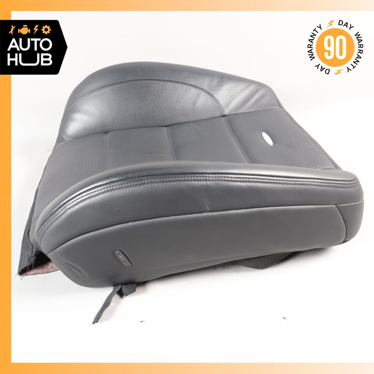 08-13 Mercedes W221 S63 AMG Front Left Driver Side Seat Upper Cushion Black OEM - photo 13
