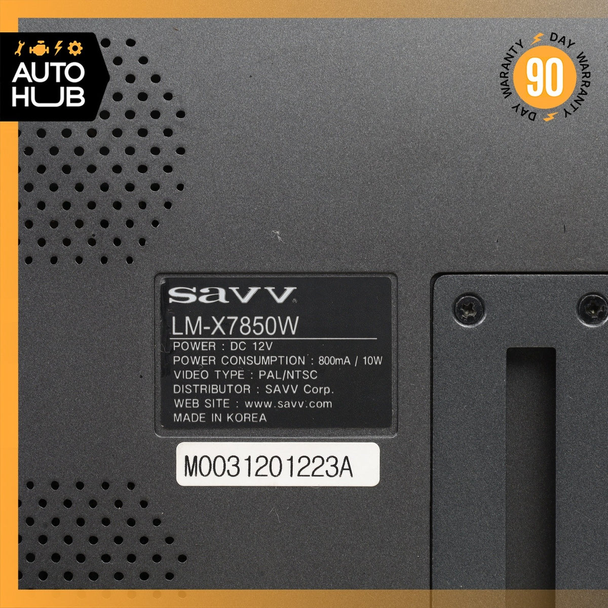 Savv 7" Wide TFT LCD Monitor LM-X7850W - photo 7
