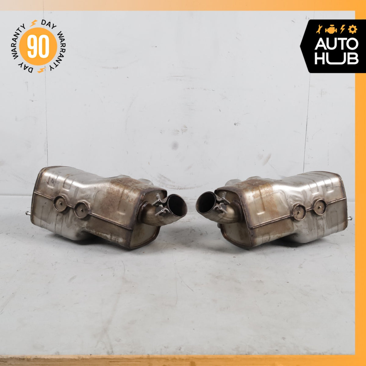 02-07 Maserati M138 Coupe 4200 Exhaust Muffler Quad Tips Left and Right OEM 67k - photo 21