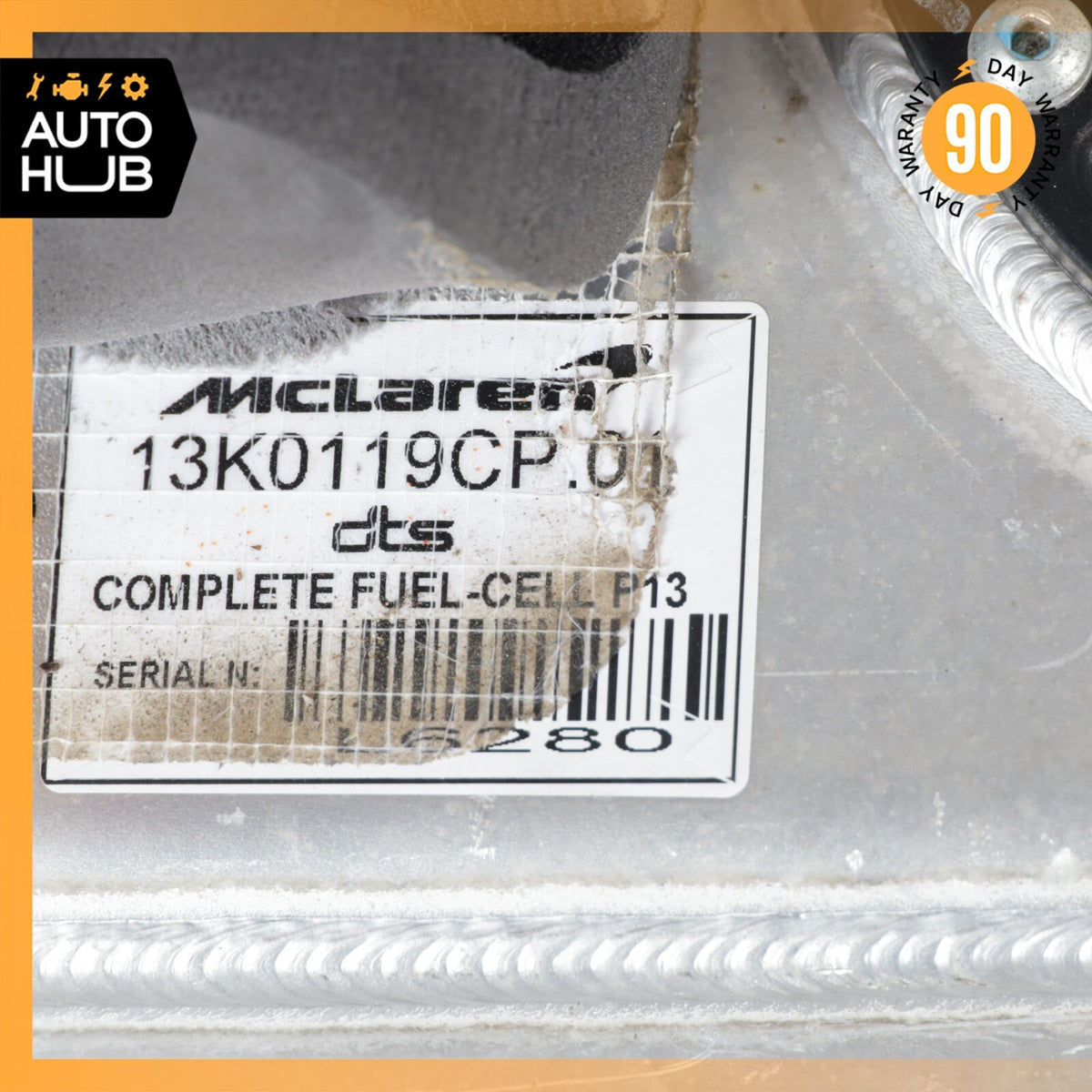 16-23 McLaren 570S Gas Fuel Tank Reservoir Assembly 13K0119CP01 OEM 31k - photo 8